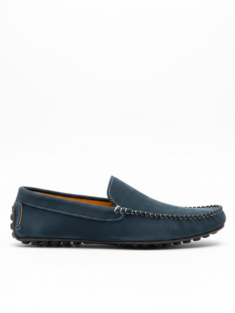 Men's Heritage Suede Leather Loafer-Blue