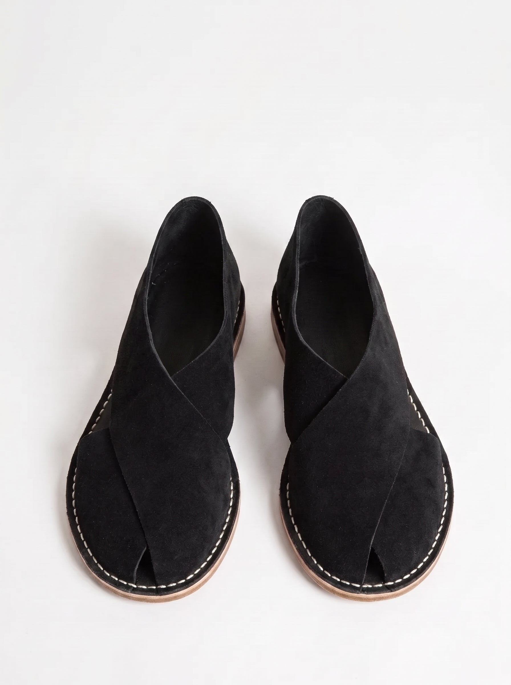 Jacques Solovière Biarritz Handcrafted Sandal - Black