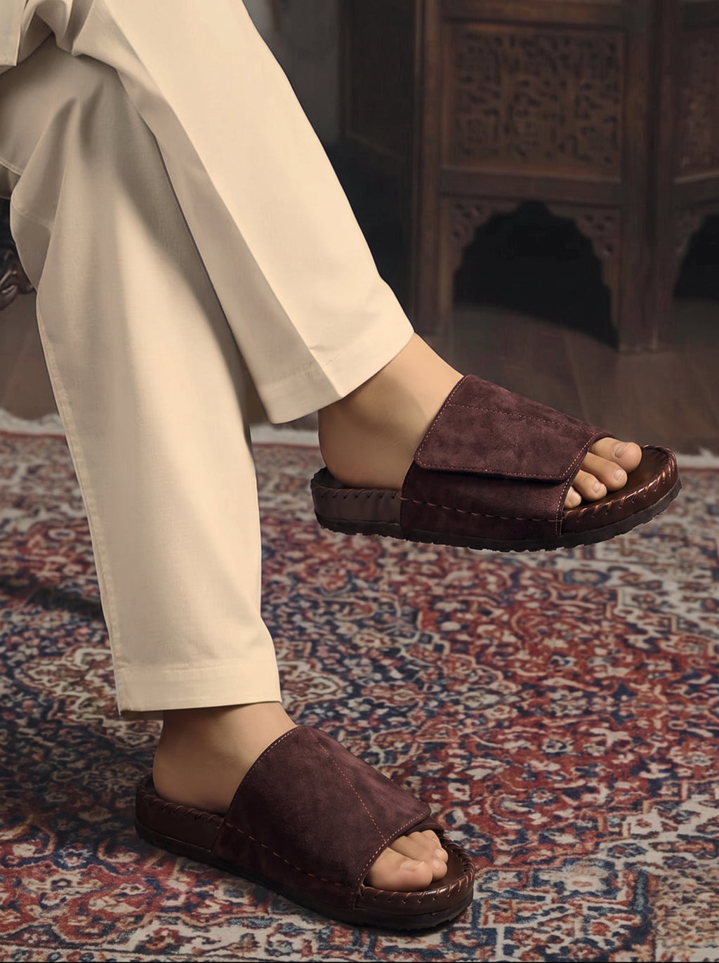 BlackBole Harbor Shore Sandal For Men - Brown