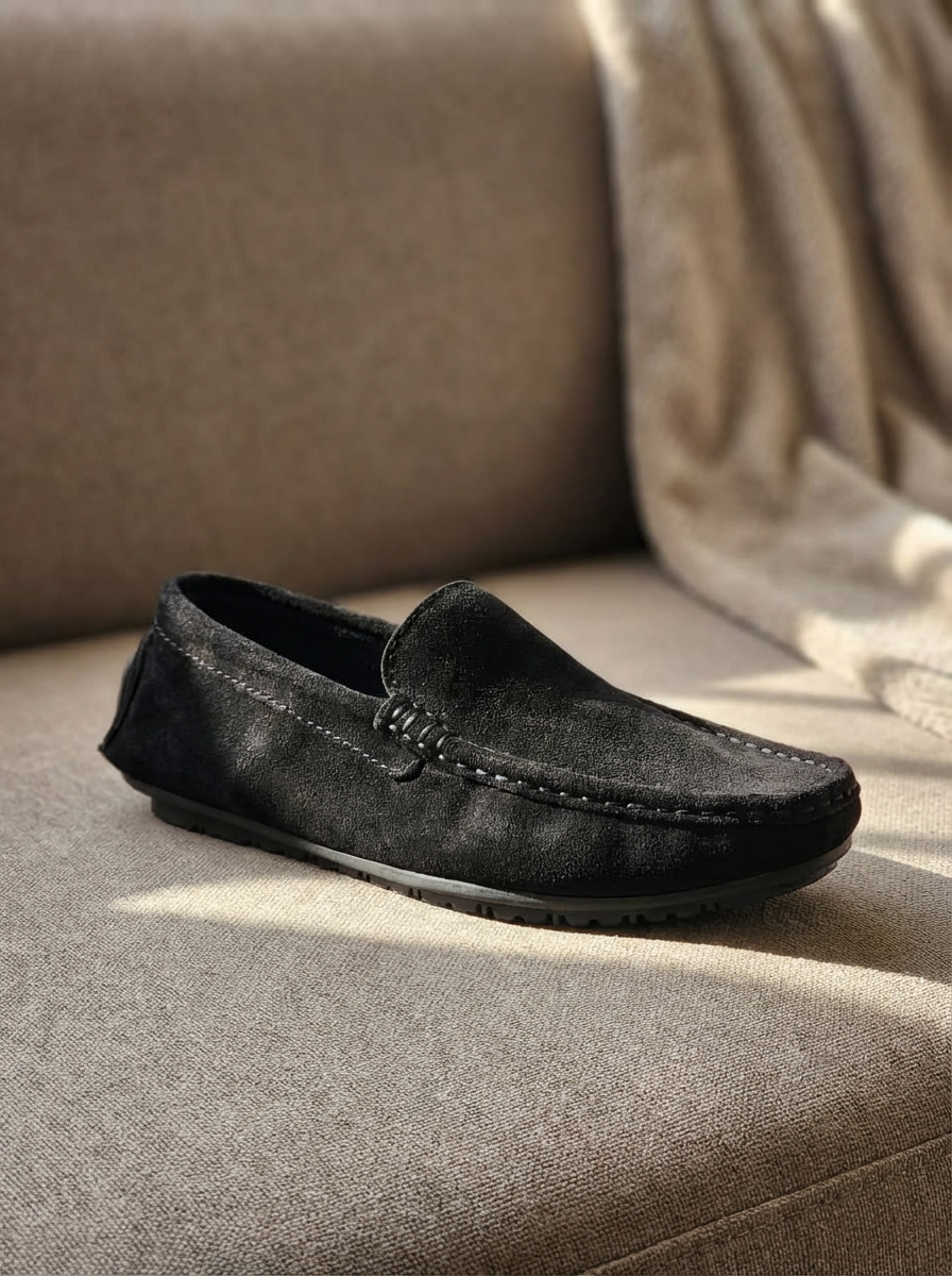 Men's Heritage Suede Leather Loafer - BB0701