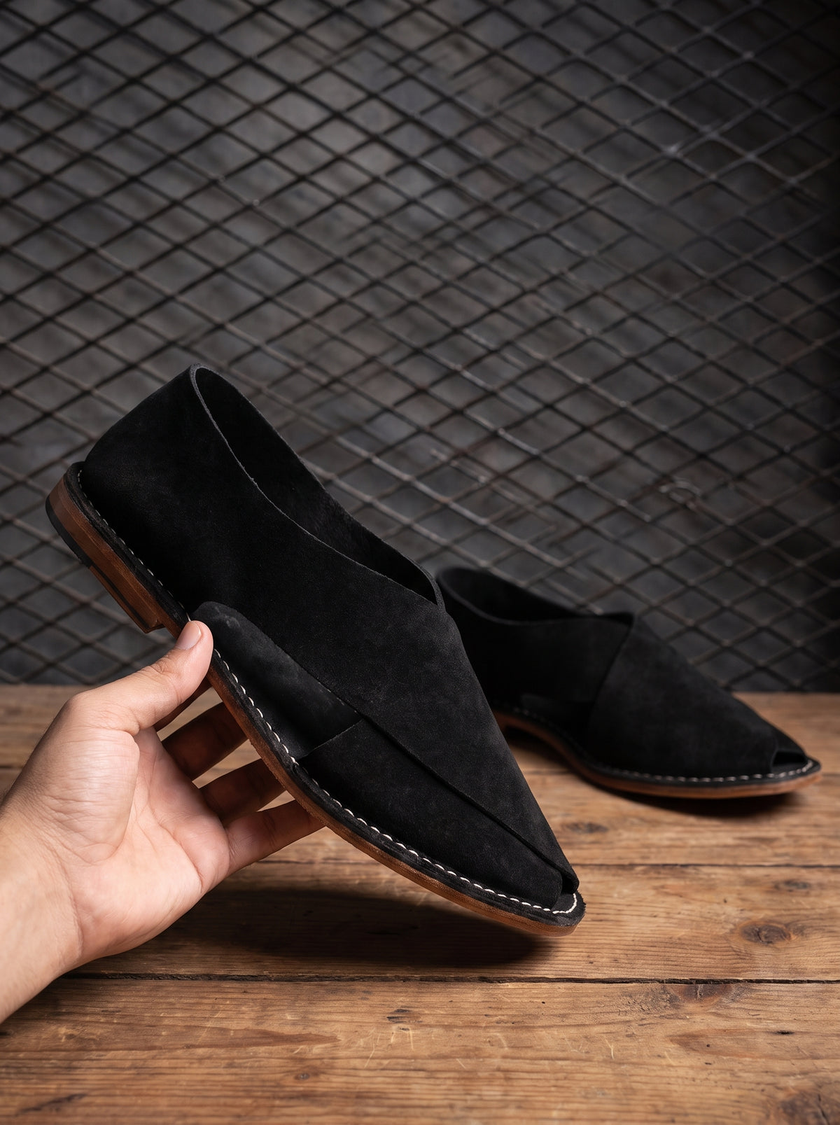 Jacques Solovière Biarritz Handcrafted Sandal - Black