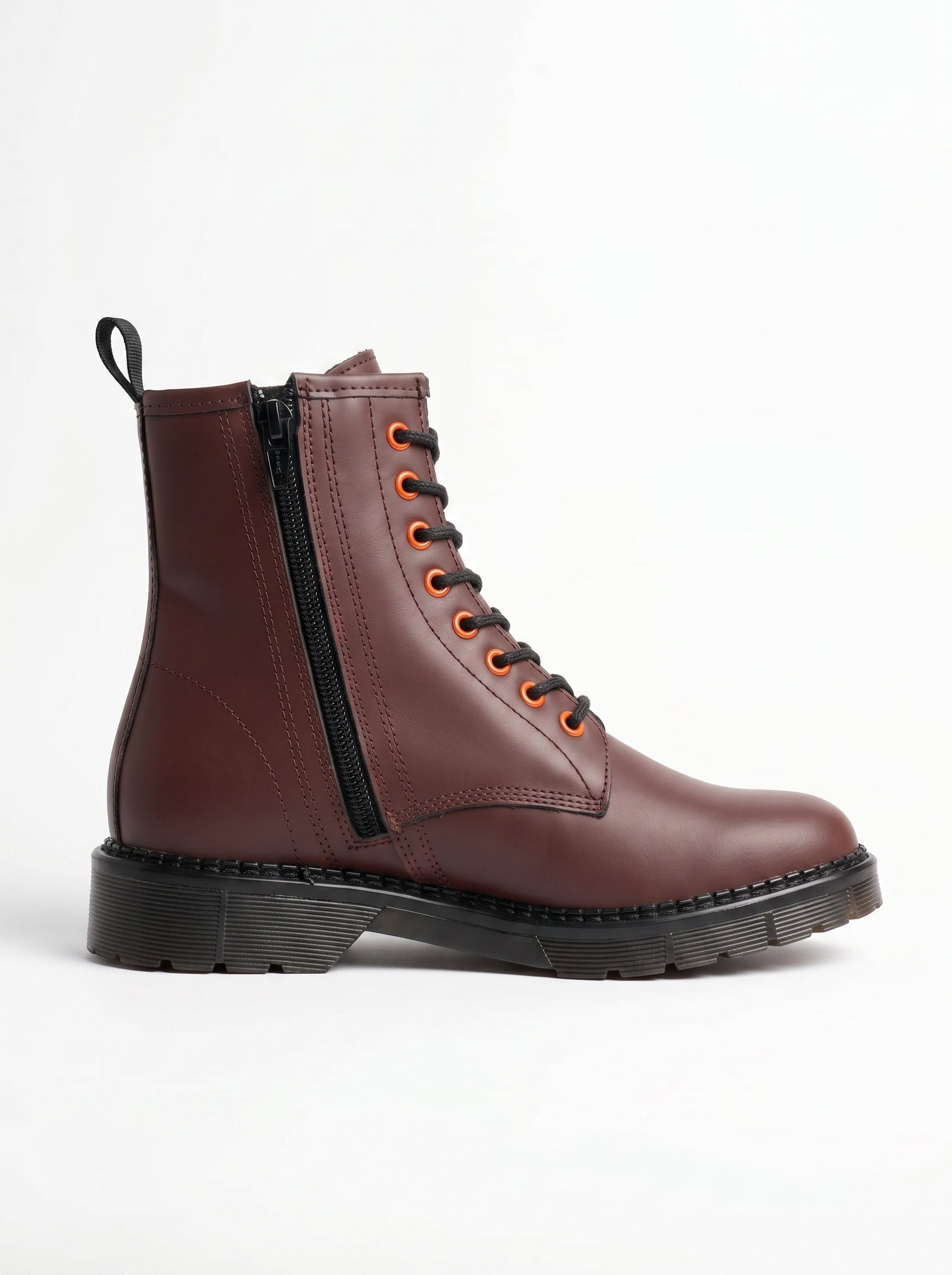 Genuine Leather High Ankle Boot For Women