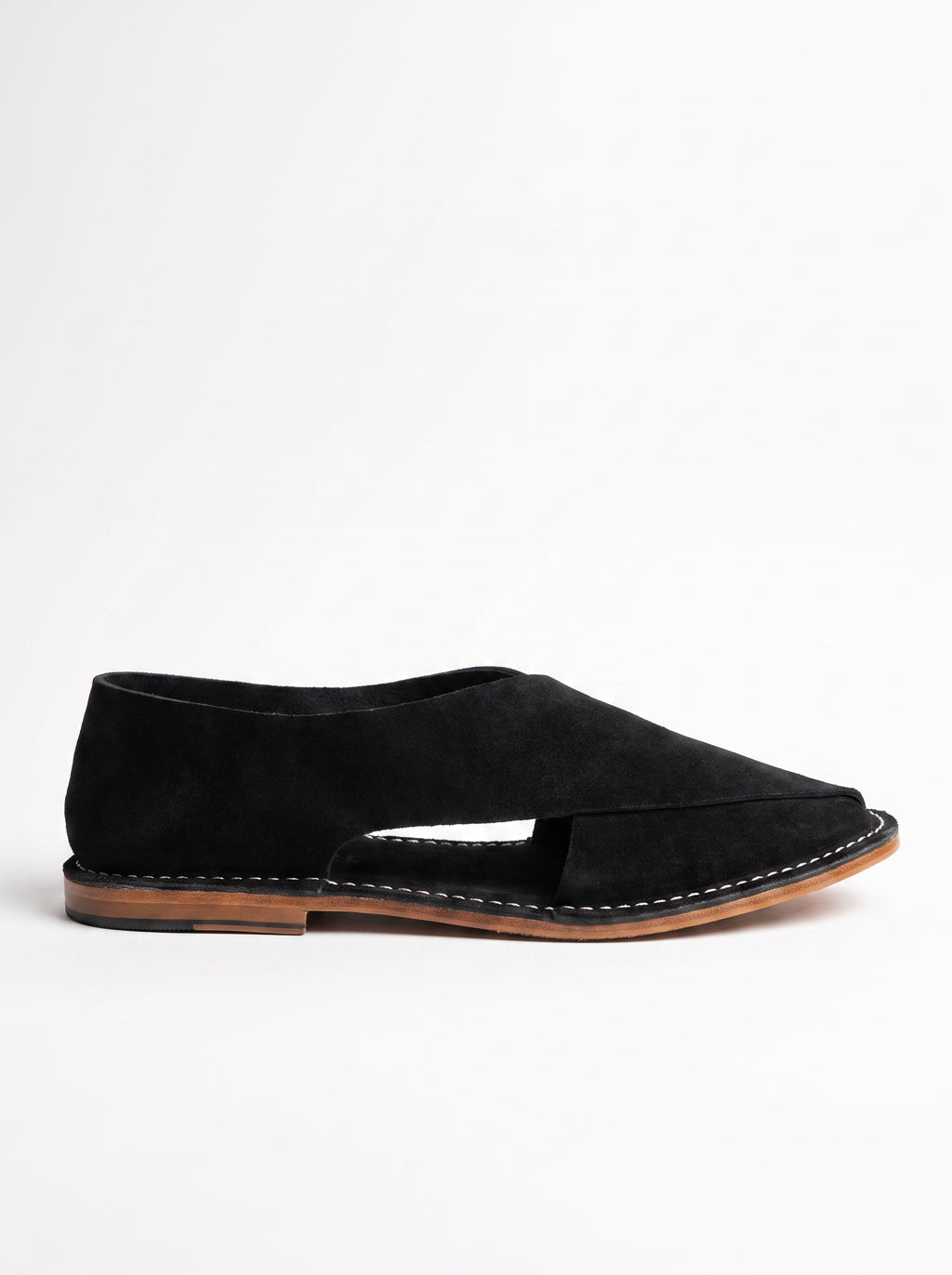 Jacques Solovière Biarritz Handcrafted Sandal - Black