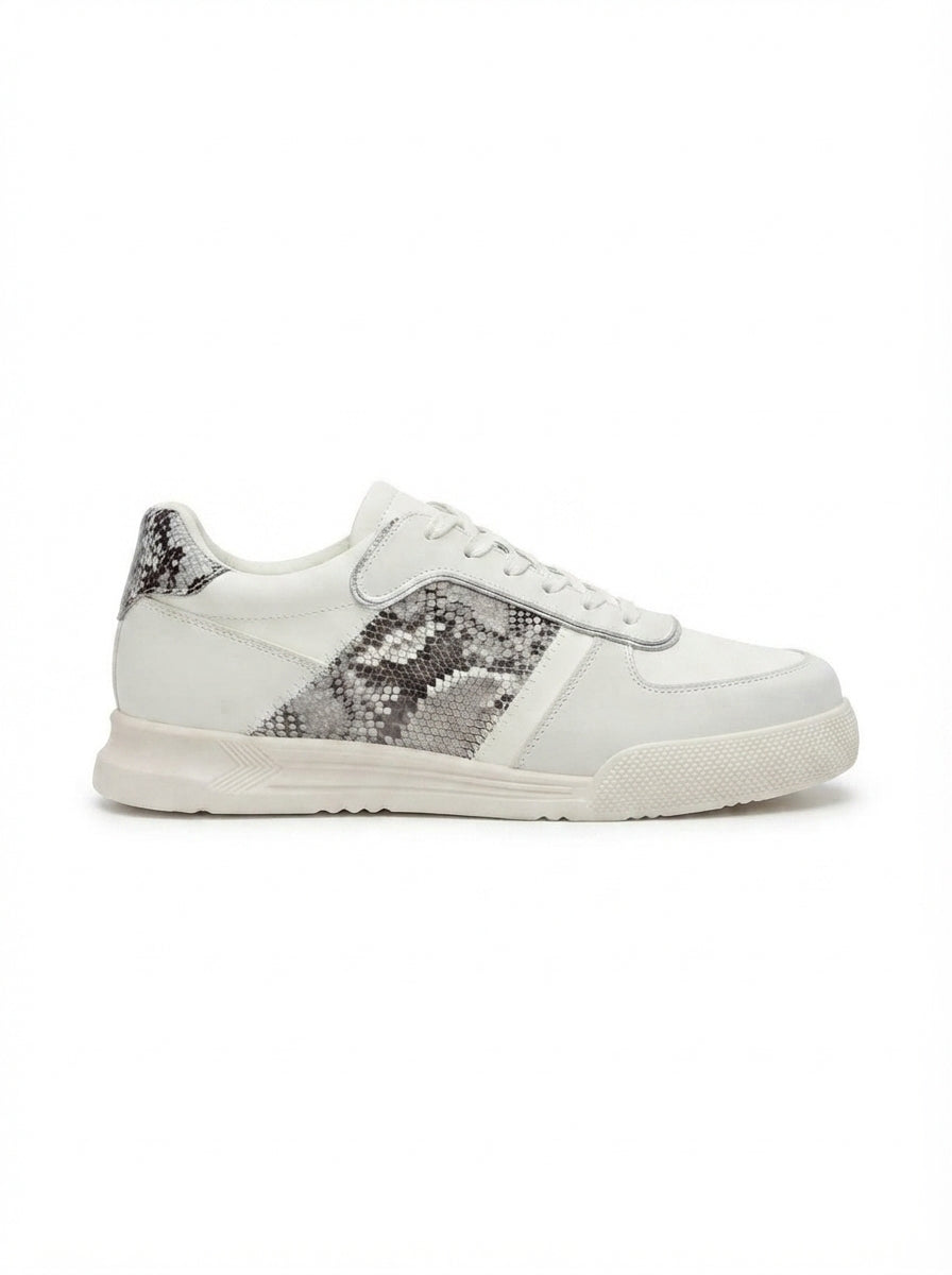 Women Snake Skel-Top Alabaster Low Top Sneakers
