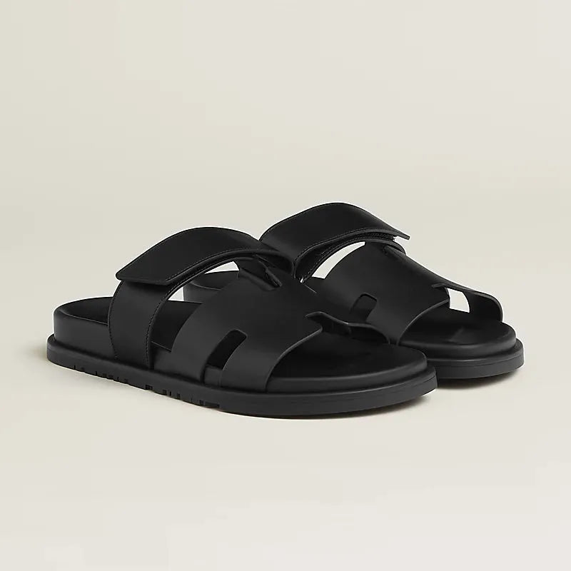 Men's Leather Sandal - BlackBoleXEasyStep Edition 1001