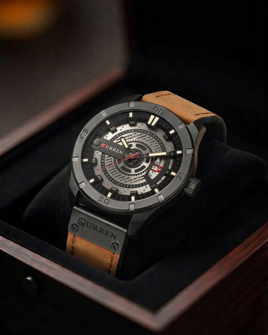 DRAEVON Iron Pulse – Skeleton Gear Watch