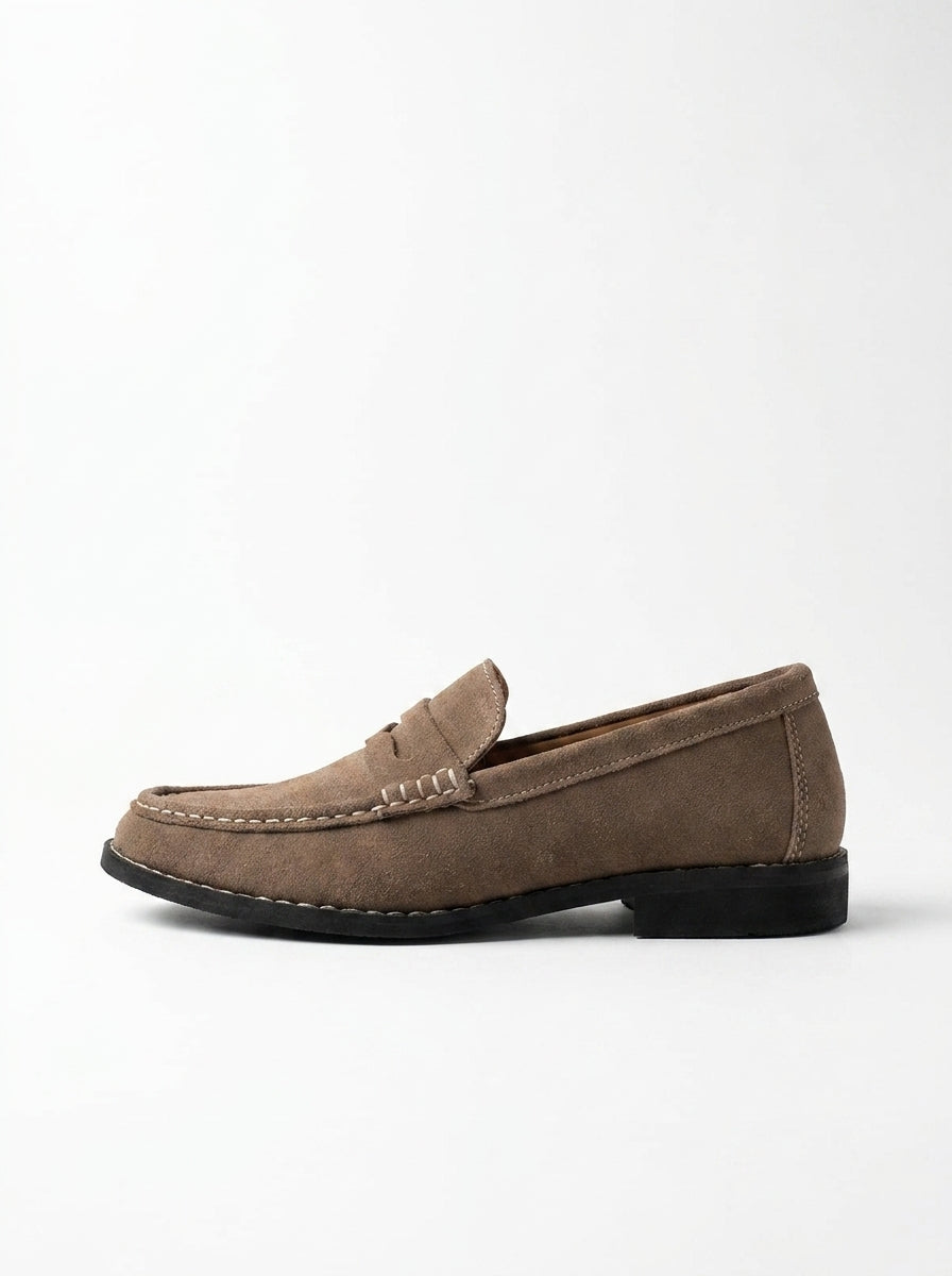 BlackBole Noemen Suede Penny Loafers
