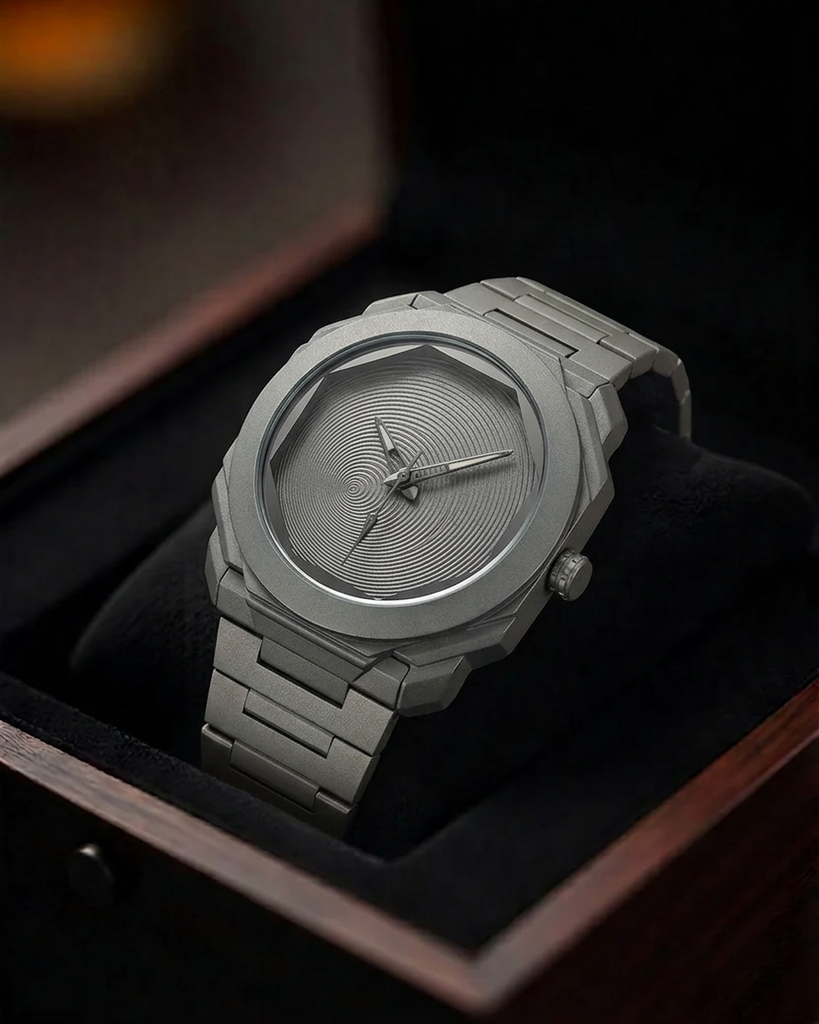 Veltrix Orbit – Premium Stainless Steel Quartz Watch