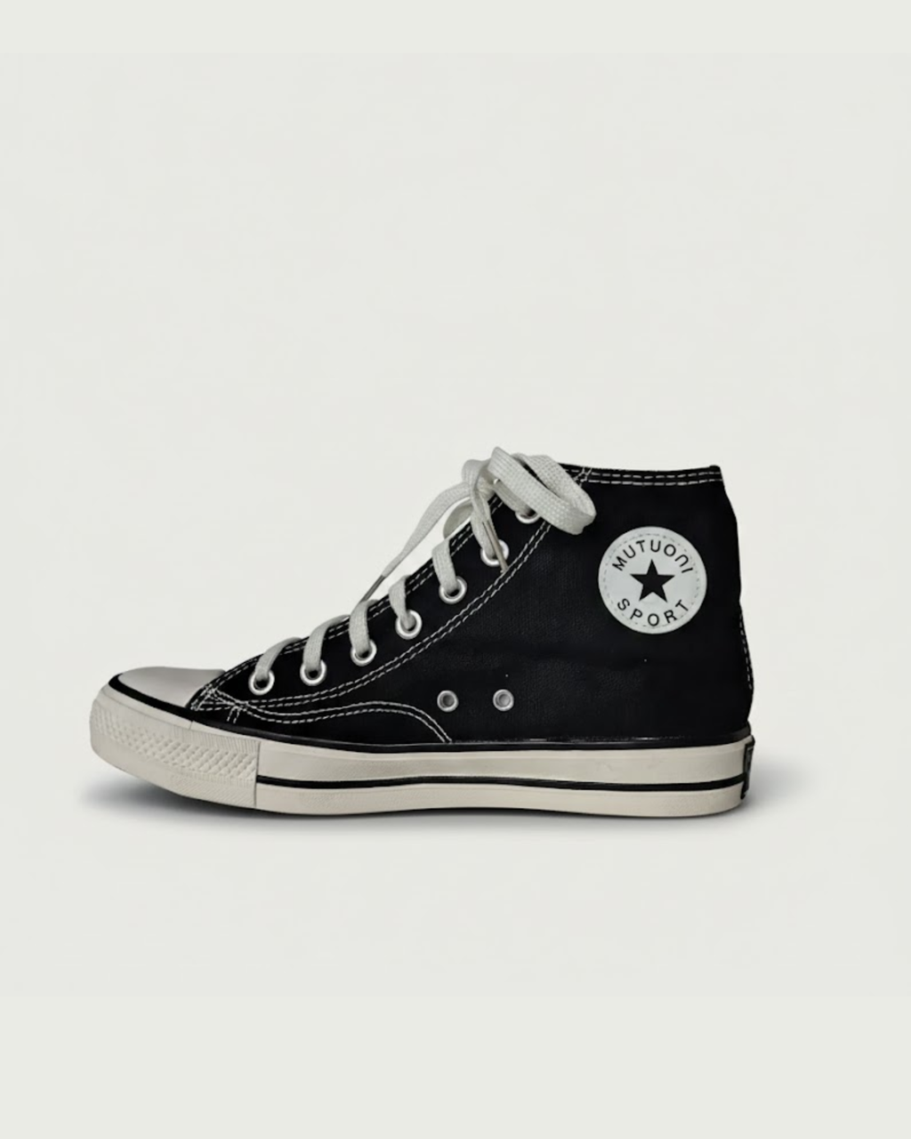 High Neck Canvas Sneaker