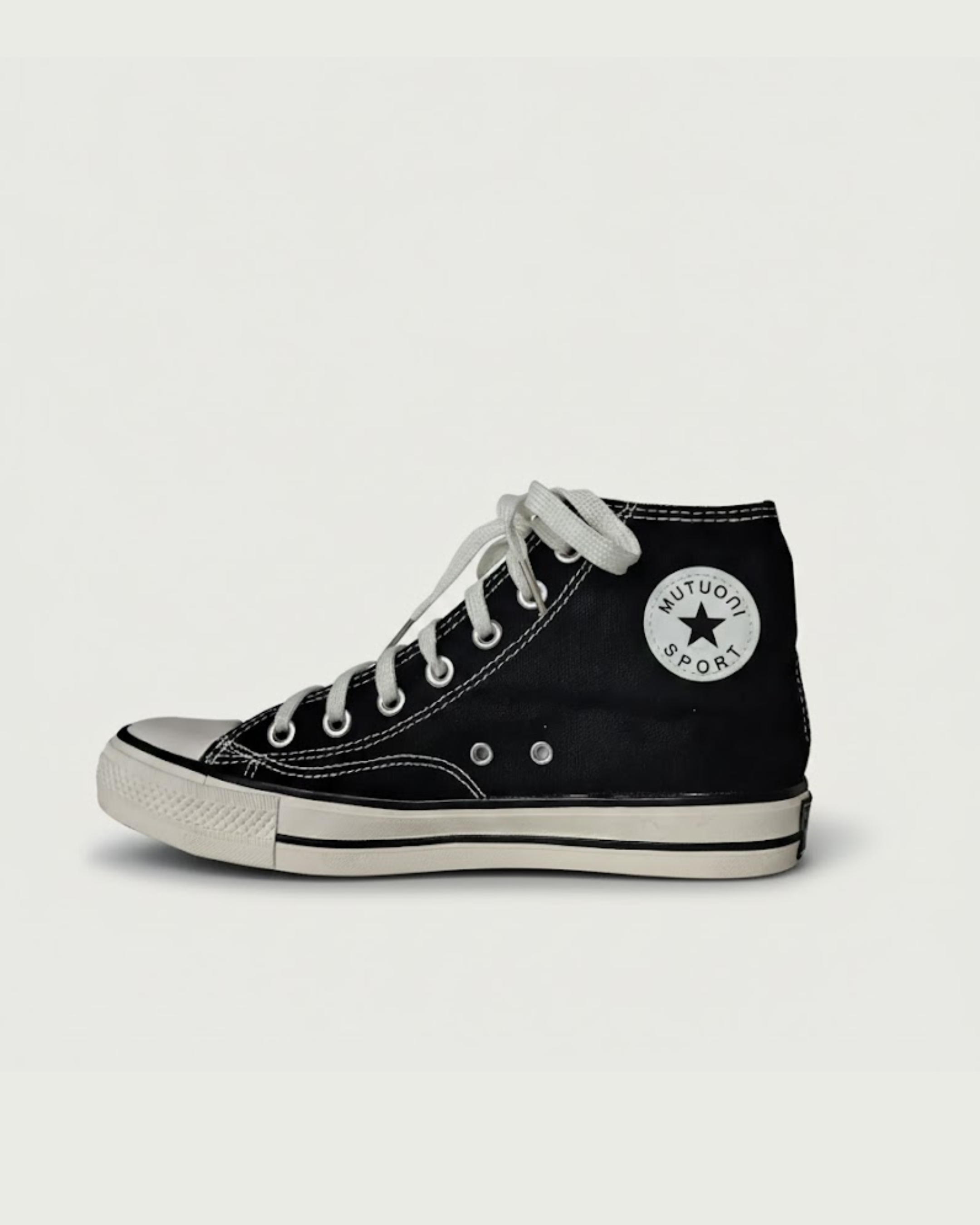 High Neck Canvas Sneaker