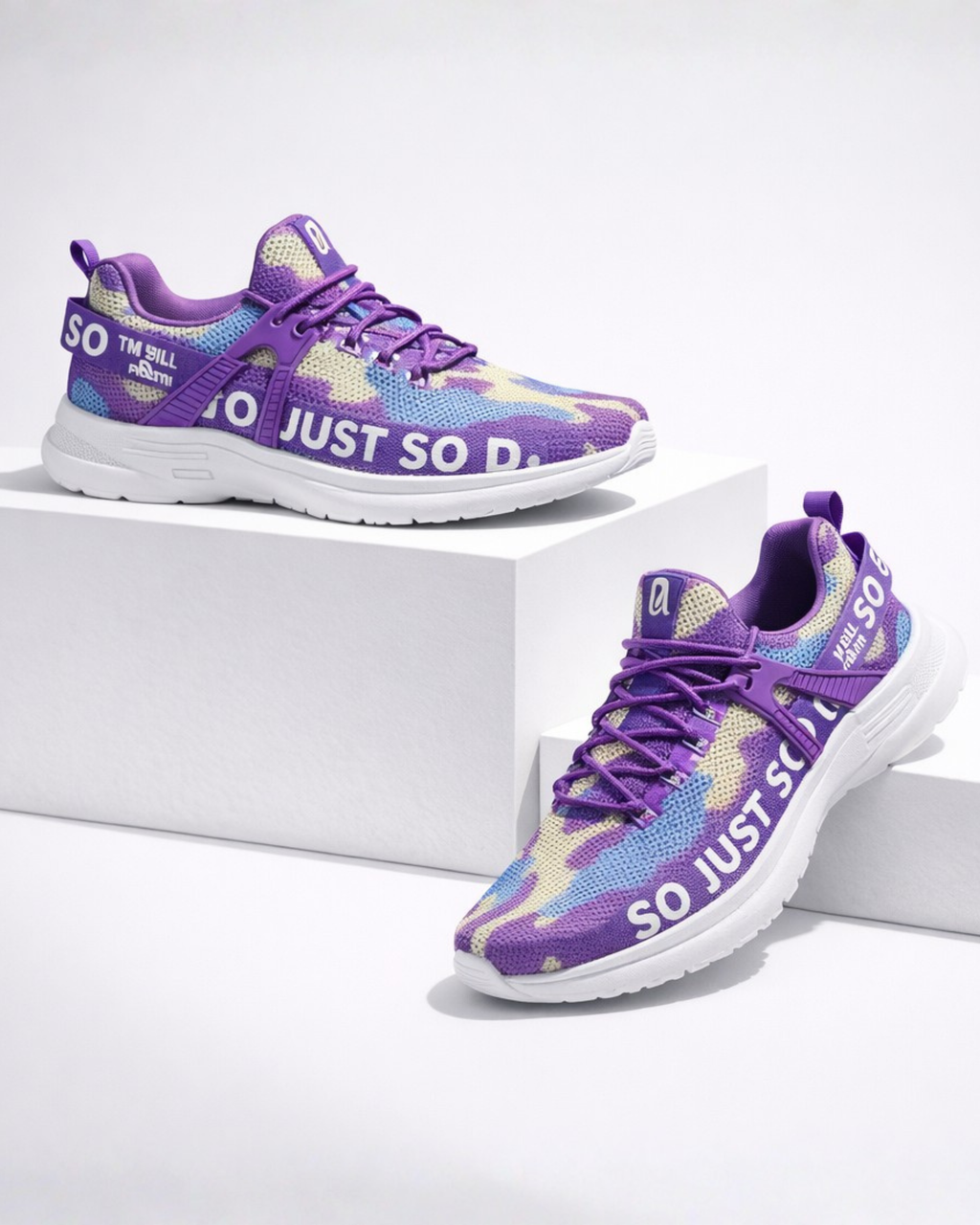 Neon Wave Lightweight Sneakers