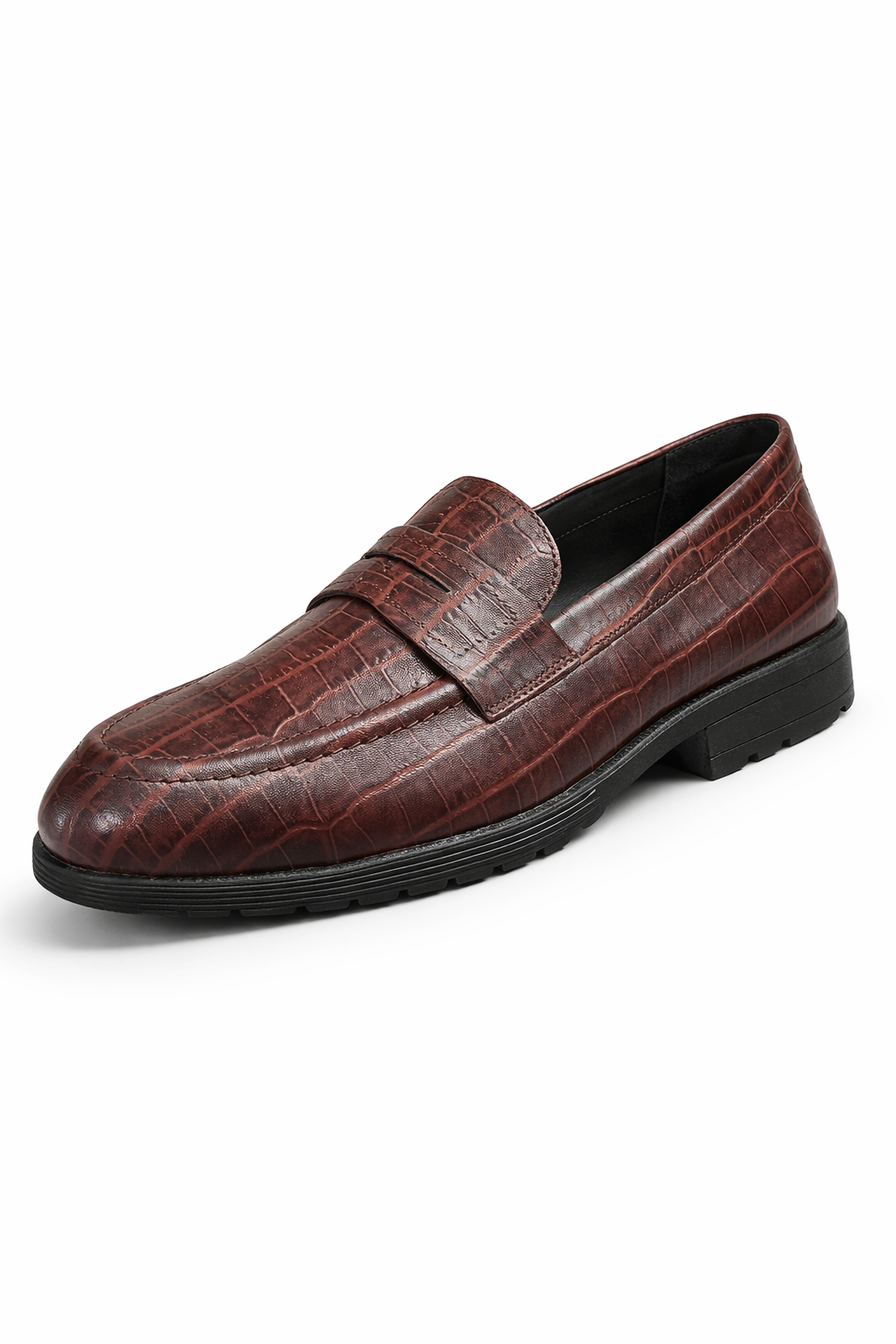 Penny Chunky Loafer – Crocodile Pattern Edition