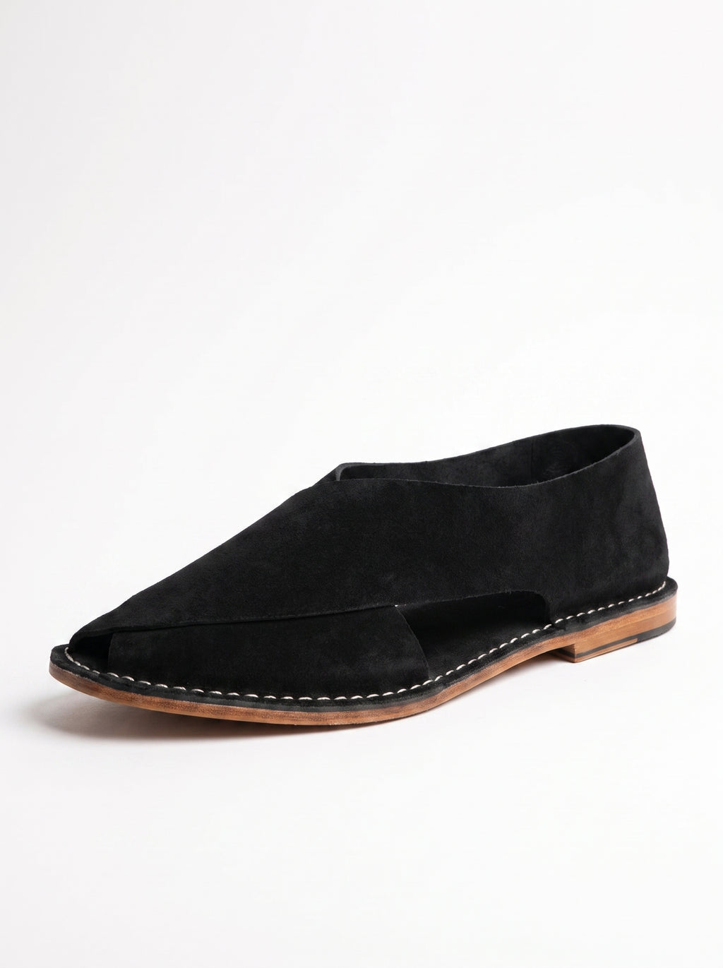 Jacques Solovière Biarritz Handcrafted Sandal - Black