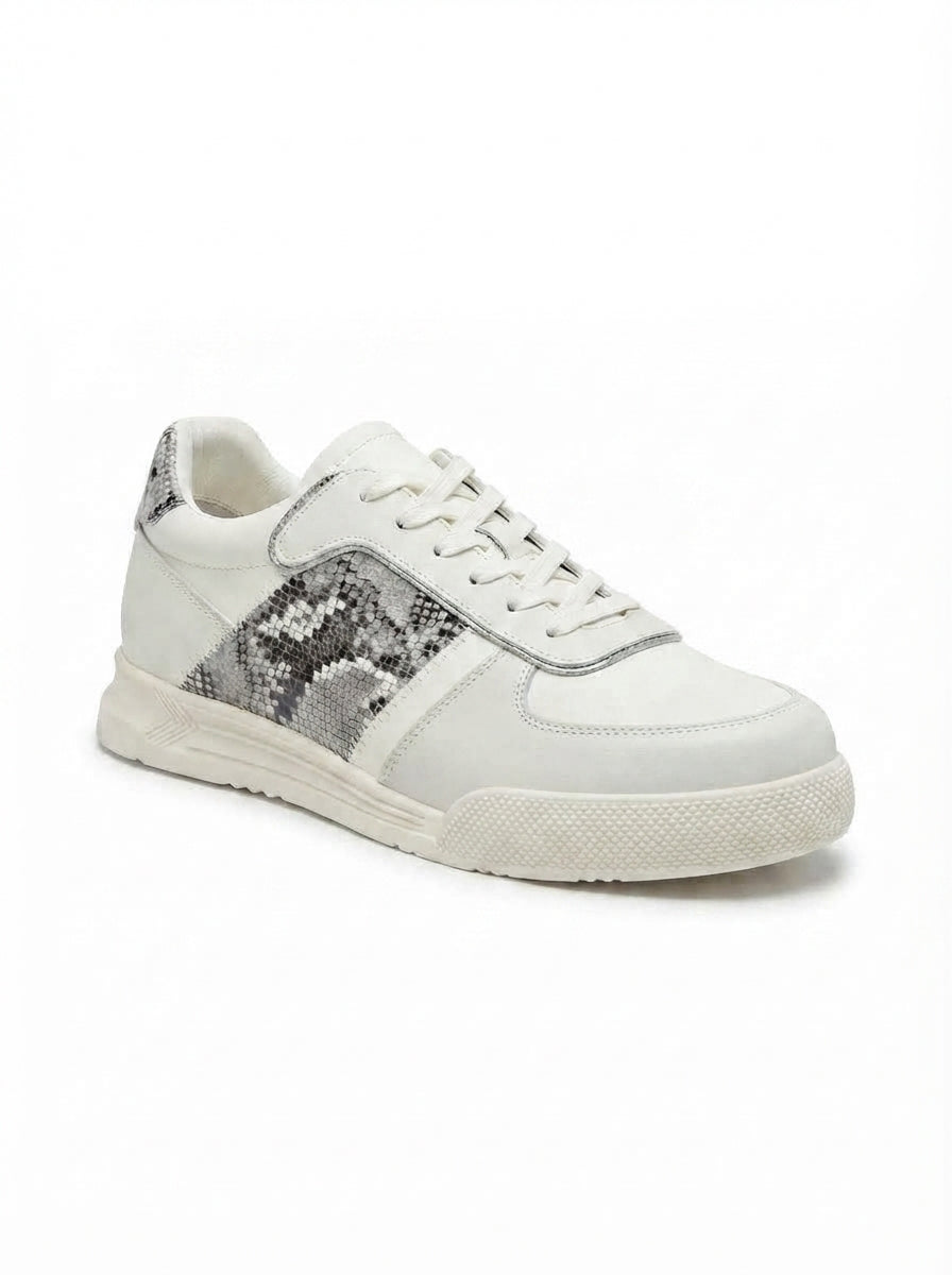 Women Snake Skel-Top Alabaster Low Top Sneakers