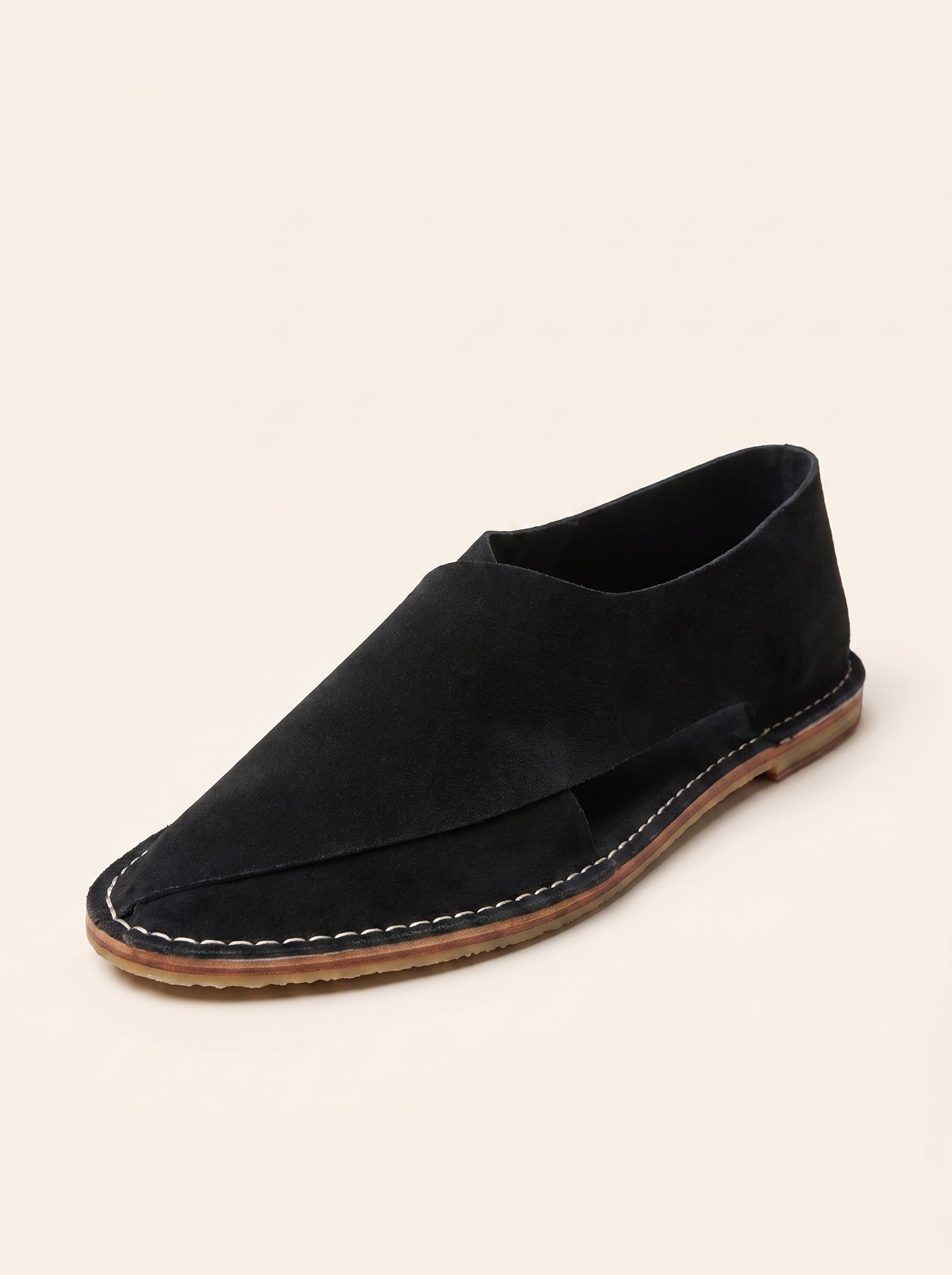 Jacques Solovière Biarritz Handcrafted Sandal - Black