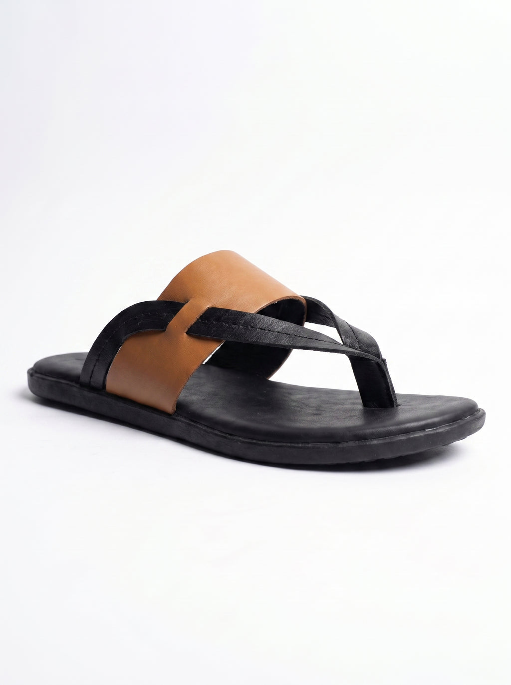 Tuscan Crosby Square Leather Sandal – BlackBole Edition