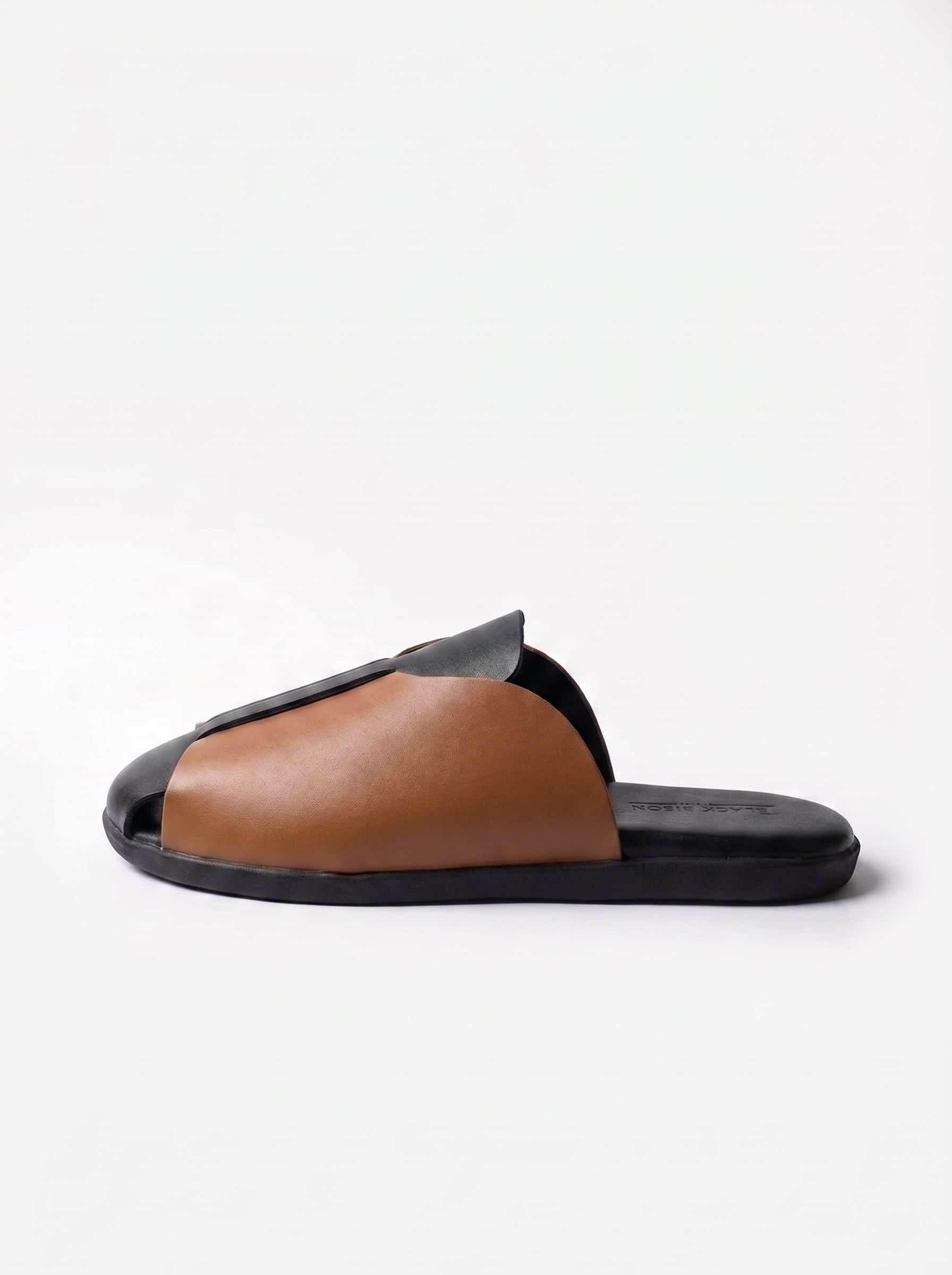 DualTone Leather Mule – BlackBole Edition