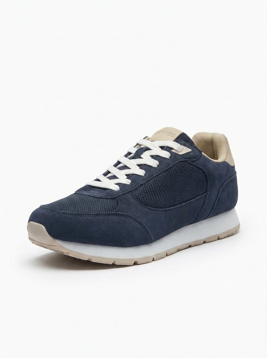 Men’s Classic Navy Blue Retro Running Sneakers