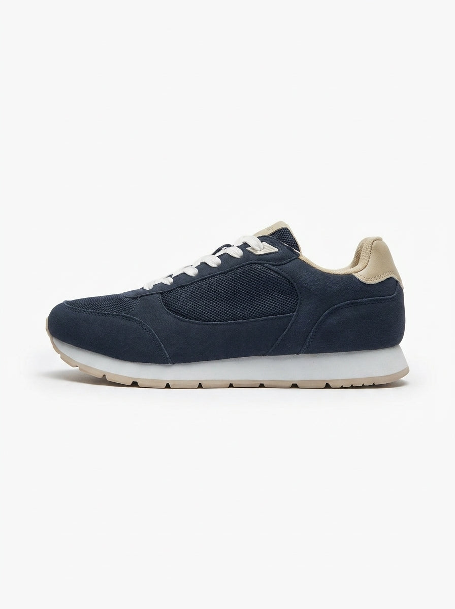 Men’s Classic Navy Blue Retro Running Sneakers