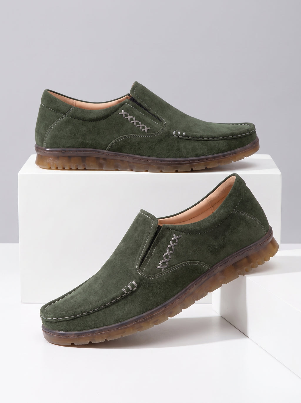 BlackBole Veyron Casual Loafer - Olive