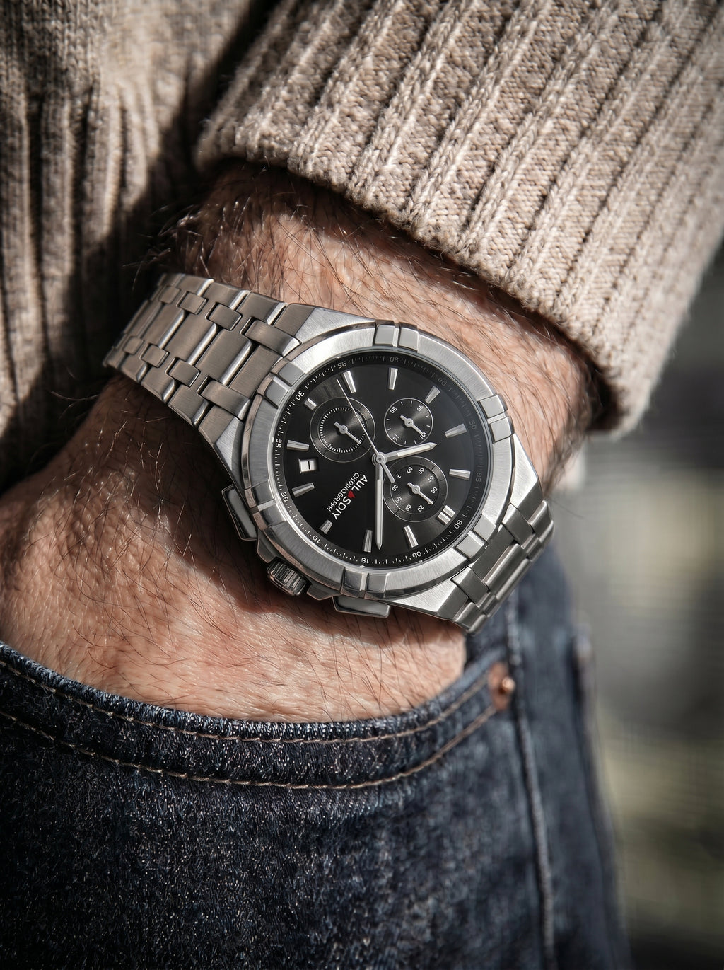 Noctrax Steel - Chronograph Business Watch