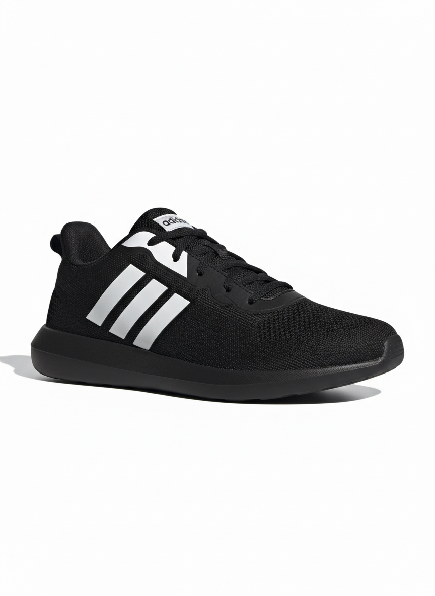 Casual Knit Sneakers – Black (New Arrival)