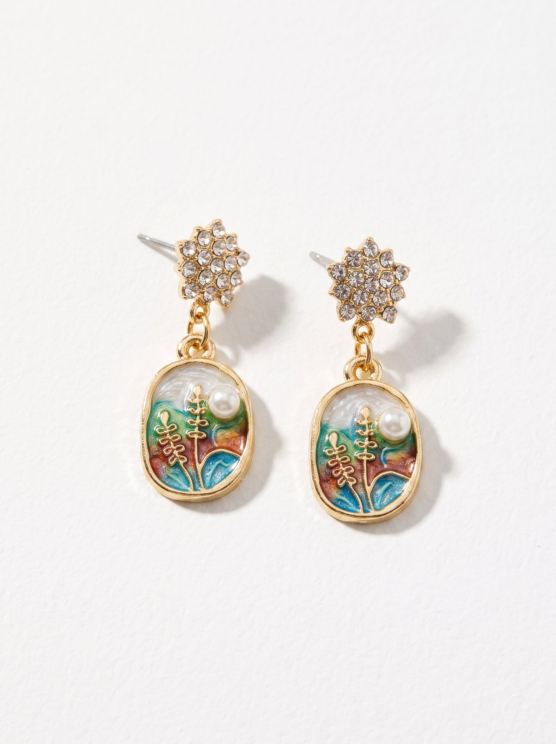 Aurora Pearl Bloom Earrings