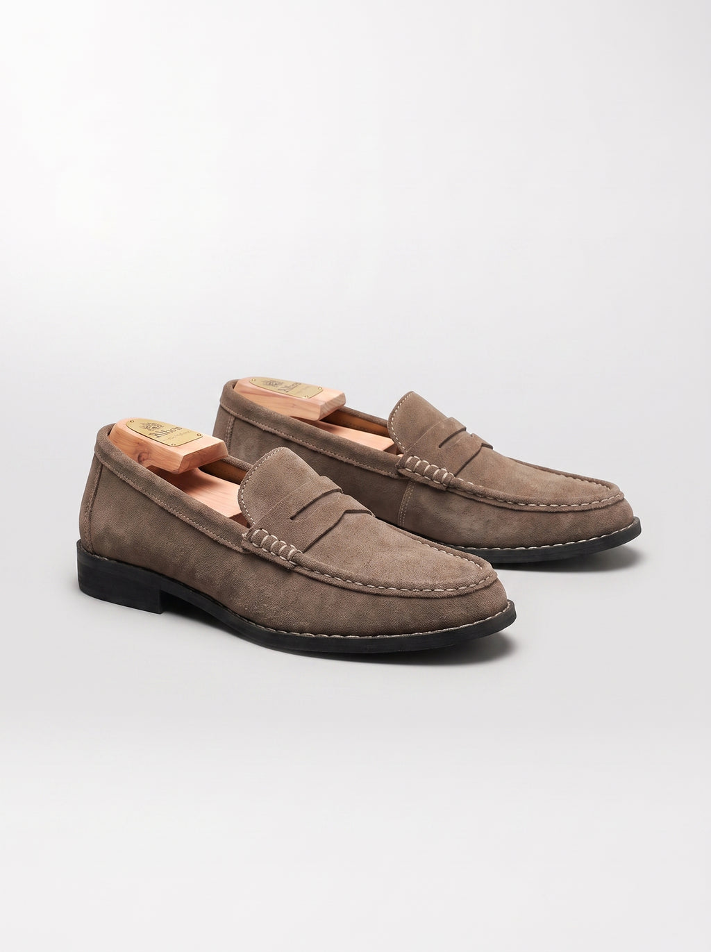 BlackBole Noemen Suede Penny Loafers