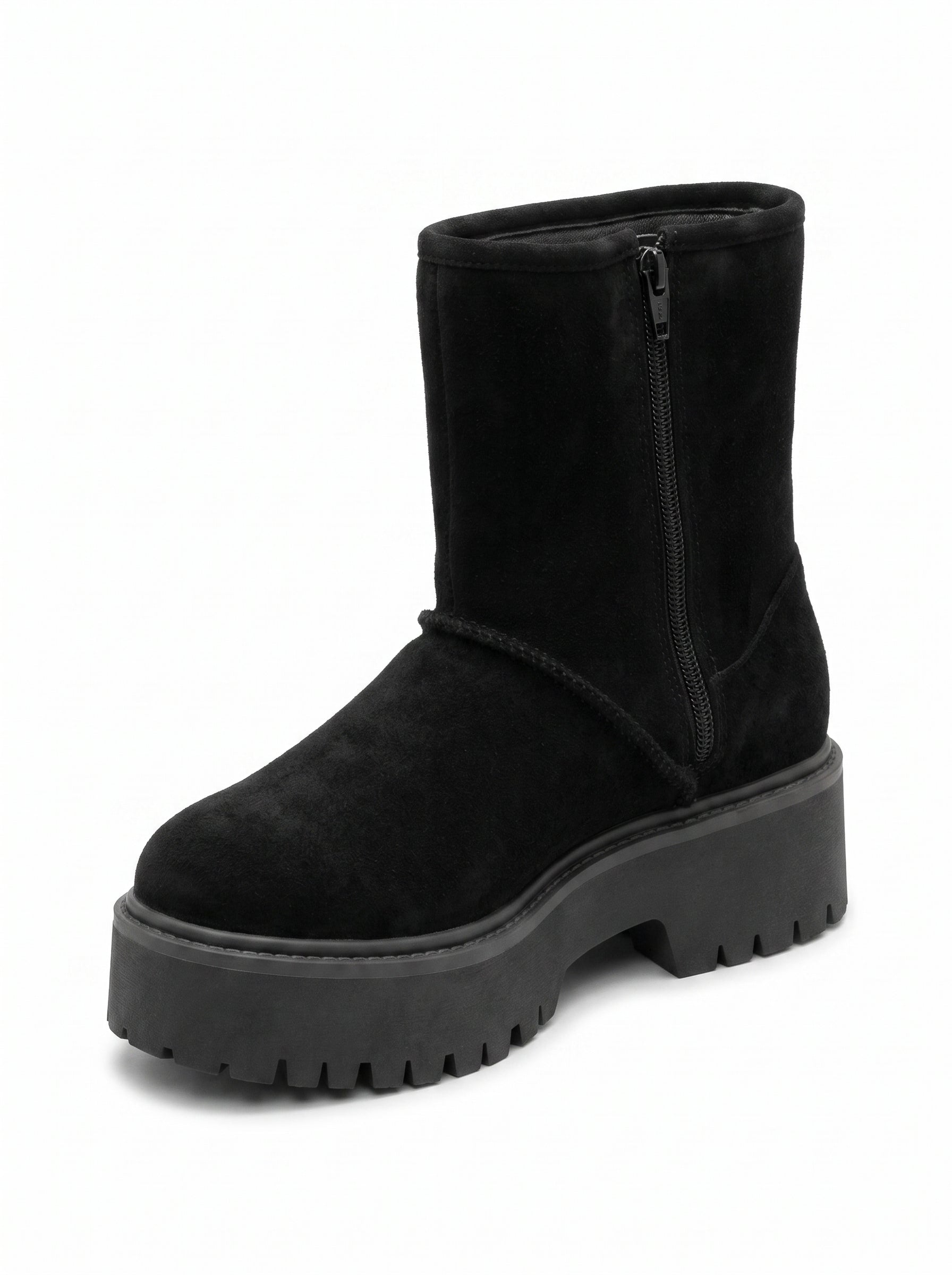 Women's 3-Inch Platform Heel Zip Boot