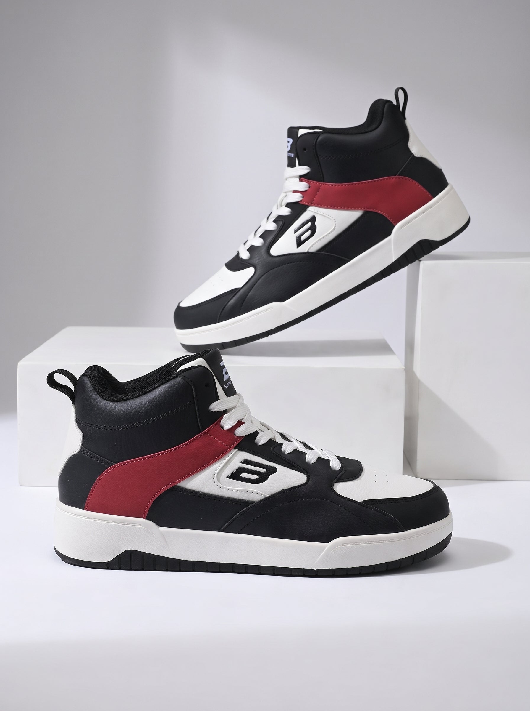 High Neck Basketball Sneakers - Court Legend