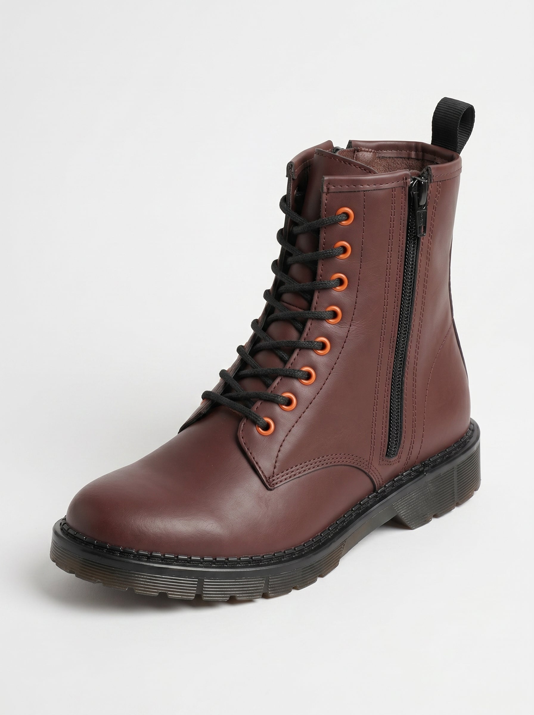 Genuine Leather High Ankle Boot For Women