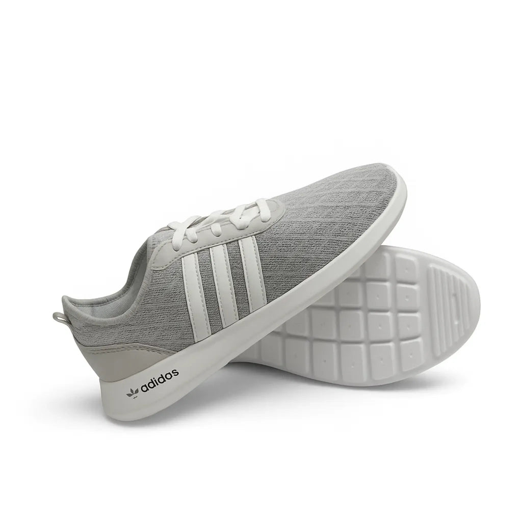Casual Knit Sneakers - Lt Gray