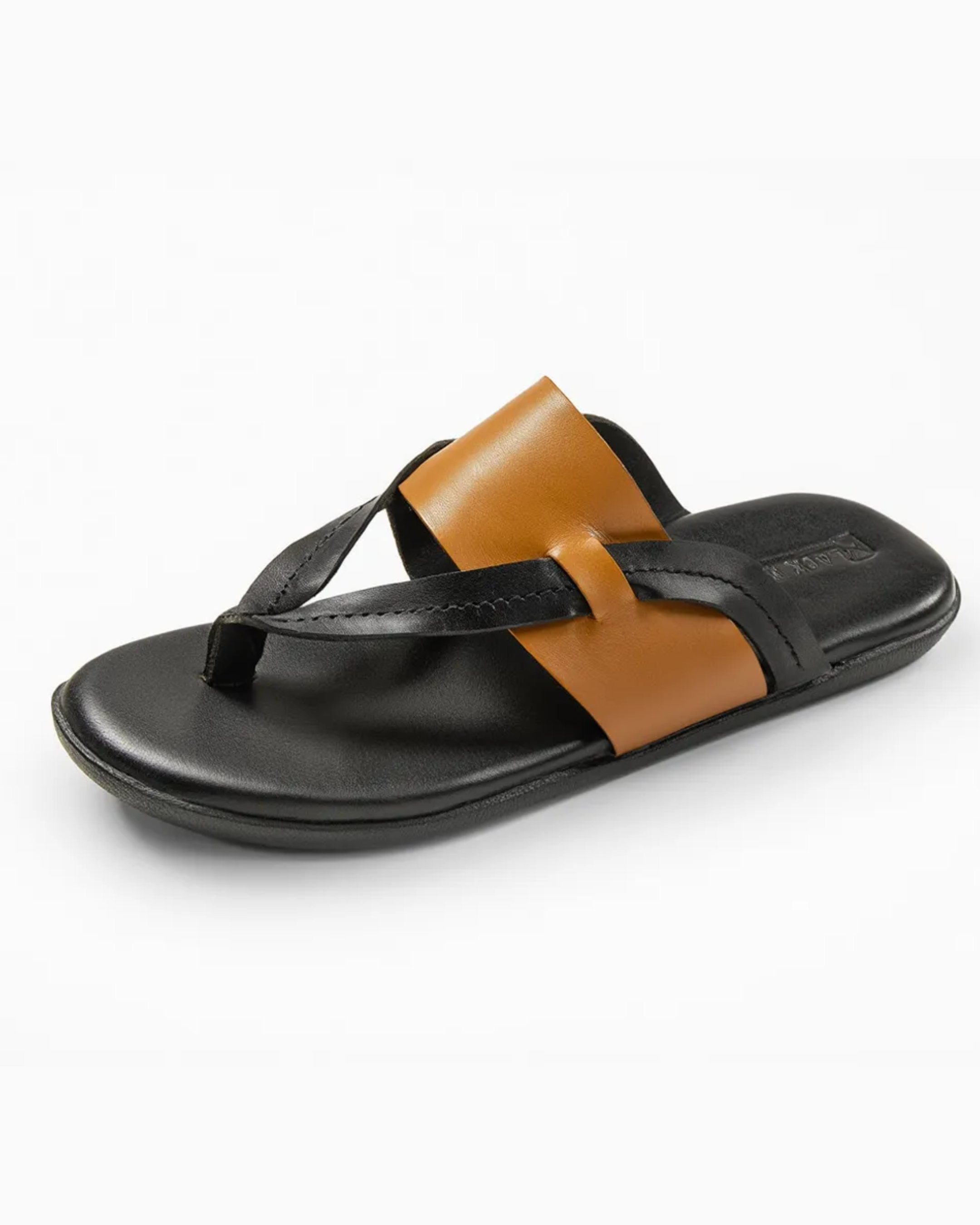 Tuscan Crosby Square Leather Sandal – BlackBole Edition