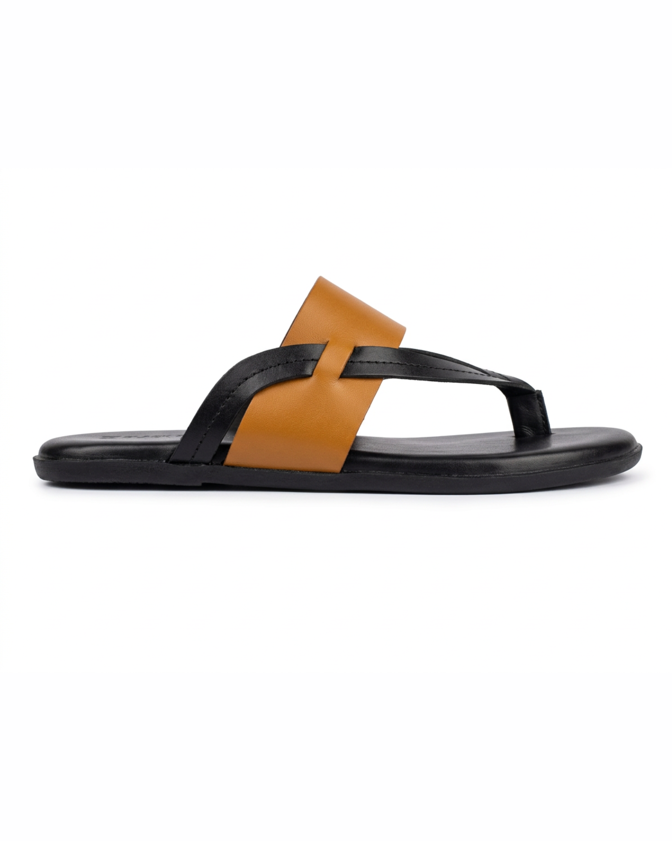 Tuscan Crosby Square Leather Sandal – BlackBole Edition