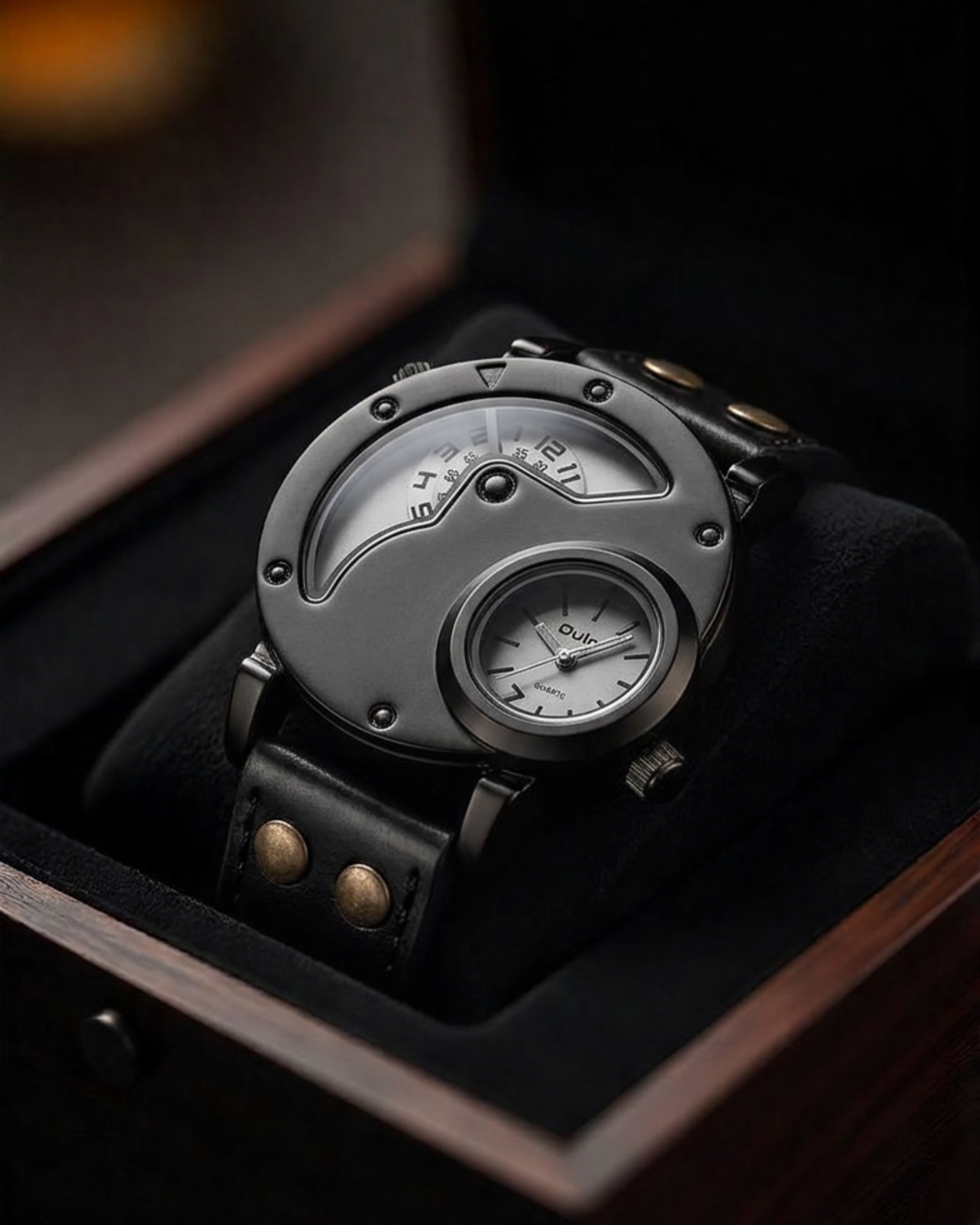 Mens Vintage Sports Wrist Waterproof Watch