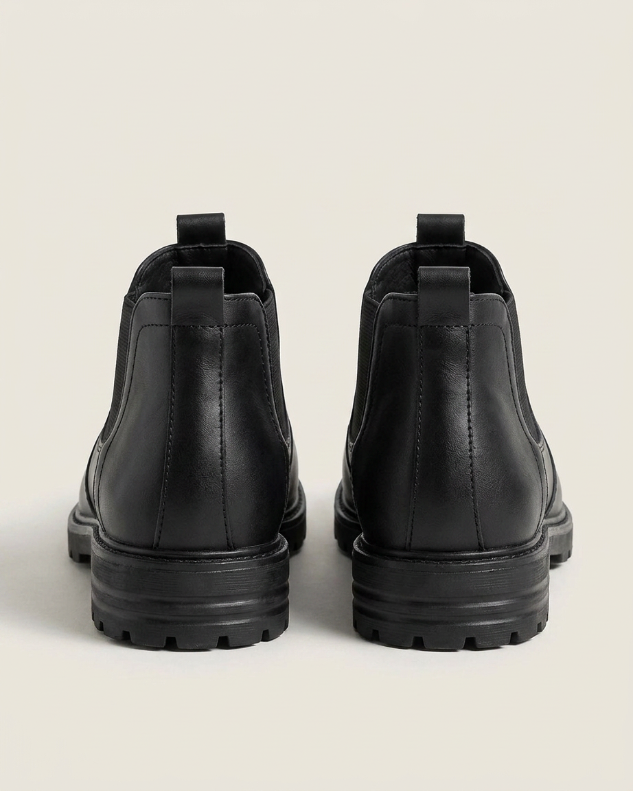 Men's Genuine Leather Biking Boot