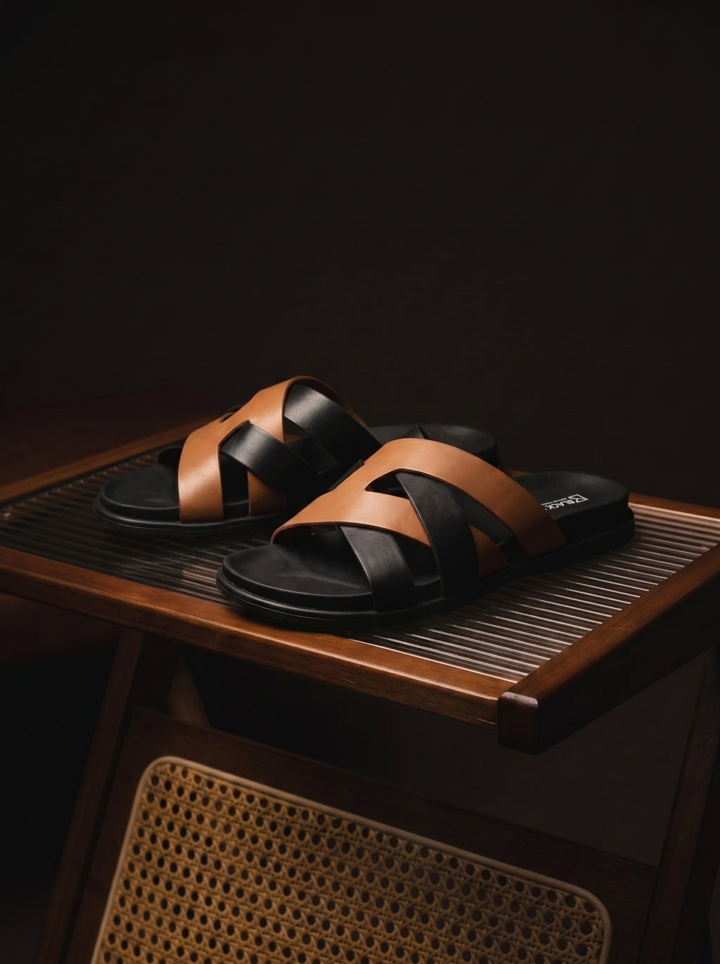 Kazimir Sandal - Genuine Leather BlackBole Edition