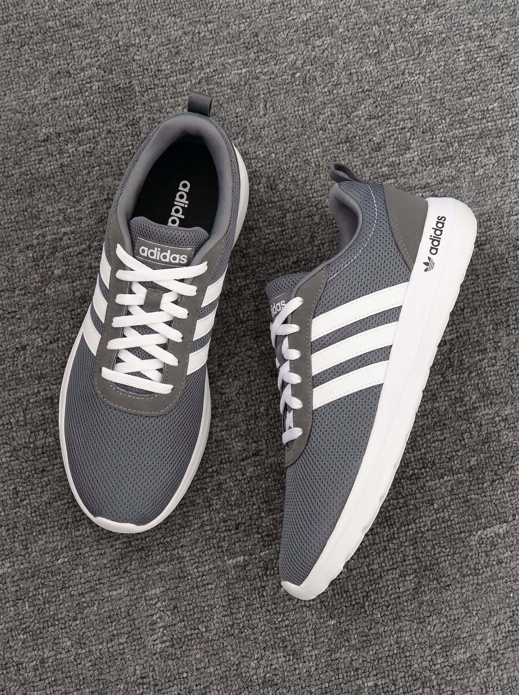 Casual Knit Sneakers – Dark Gray