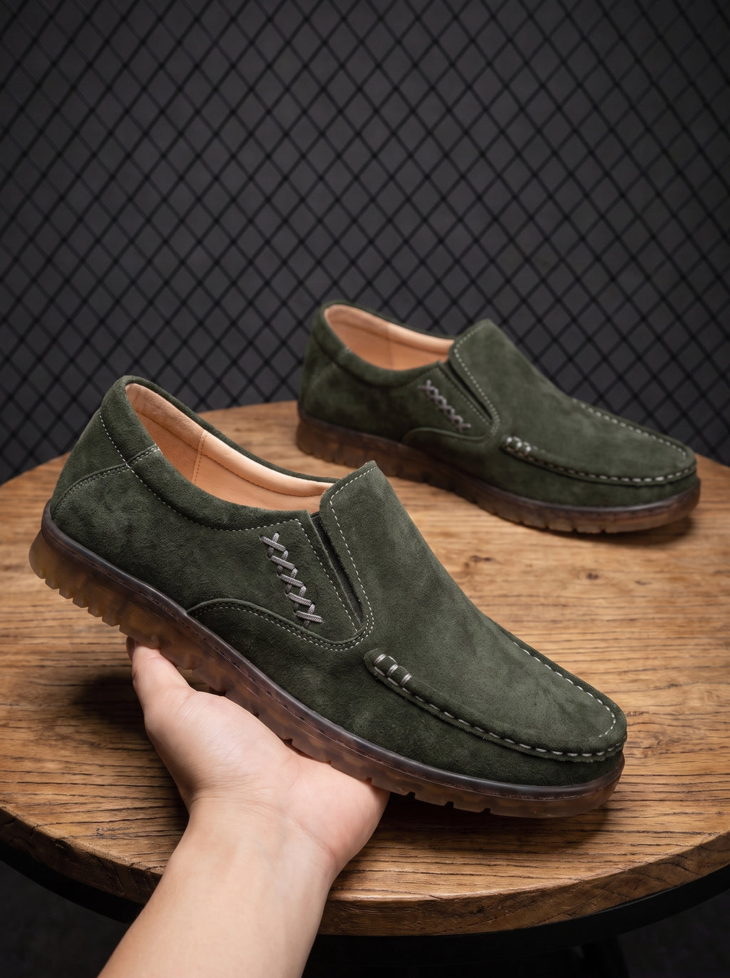 BlackBole Veyron Casual Loafer - Olive