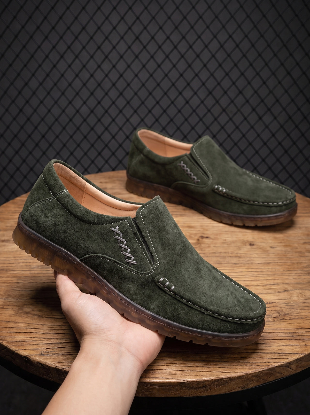BlackBole Veyron Casual Loafer - Olive