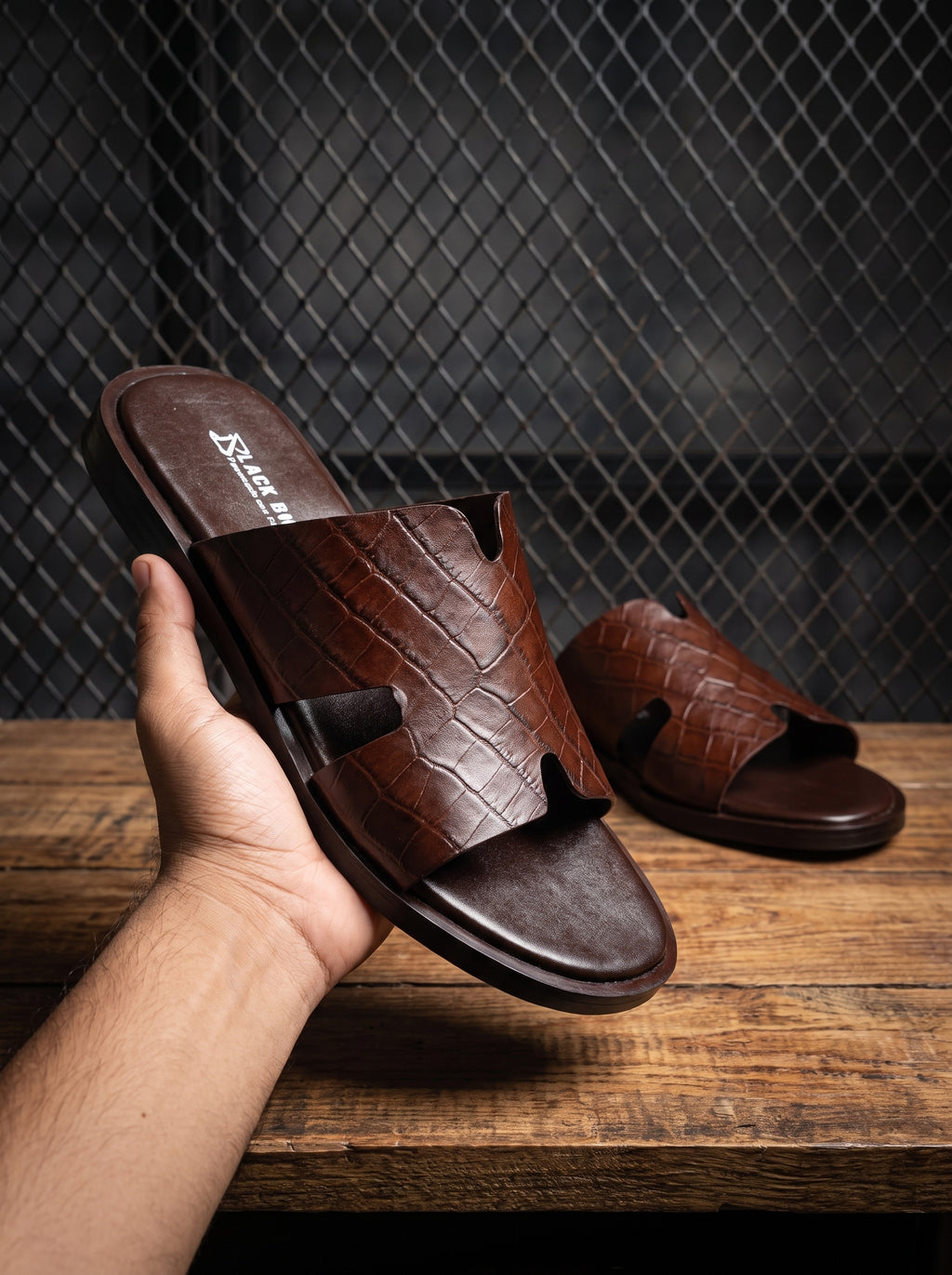 BlackBole Izmir Kroko Sandal - ChB