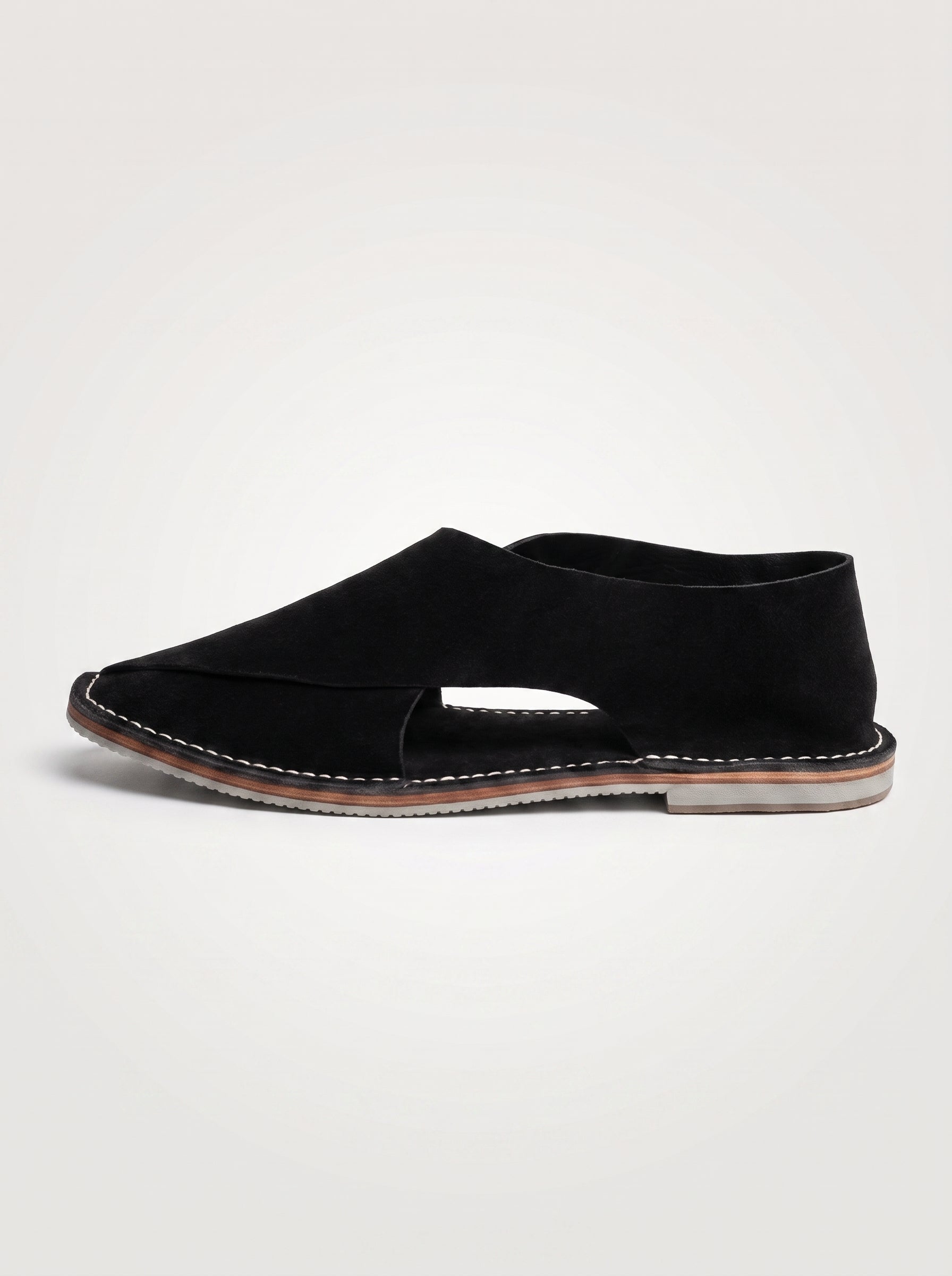 Jacques Solovière Biarritz Handcrafted Sandal - Black