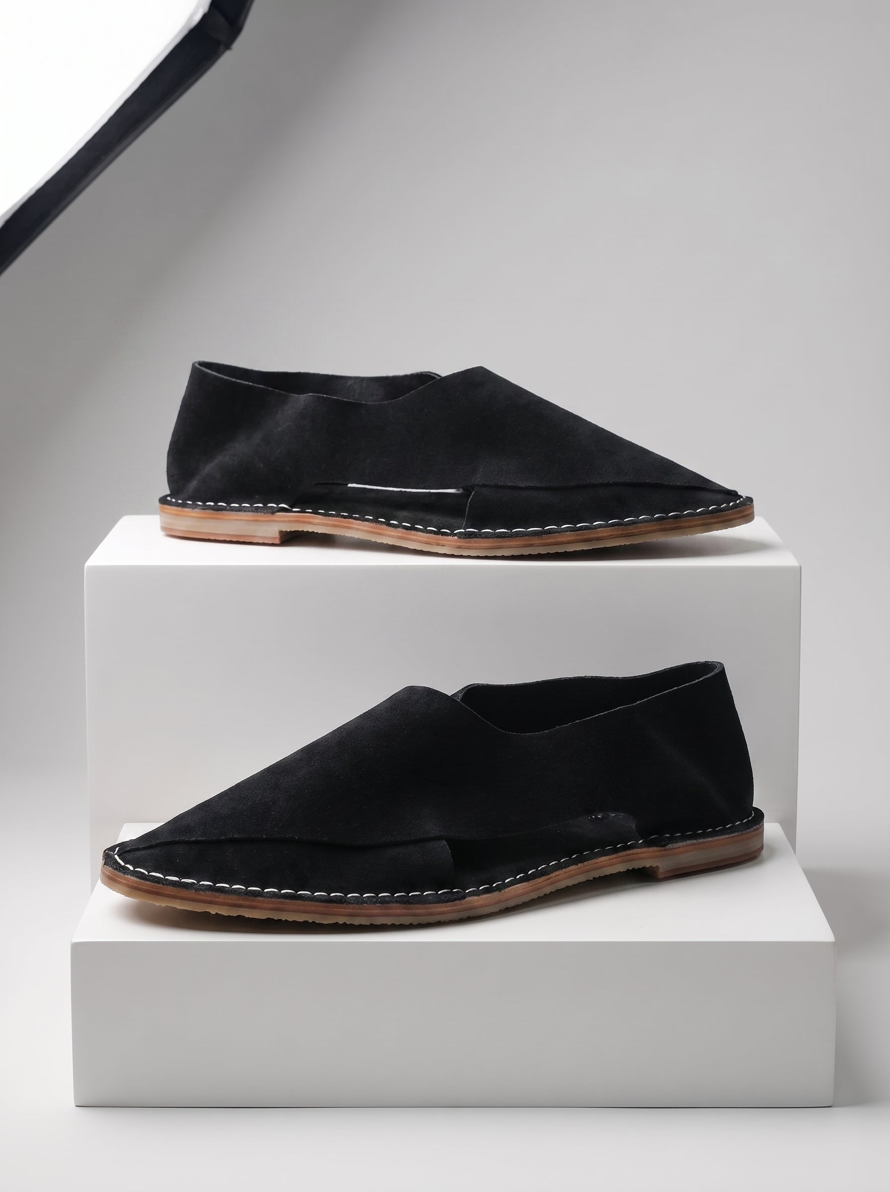 Jacques Solovière Biarritz Handcrafted Sandal - Black