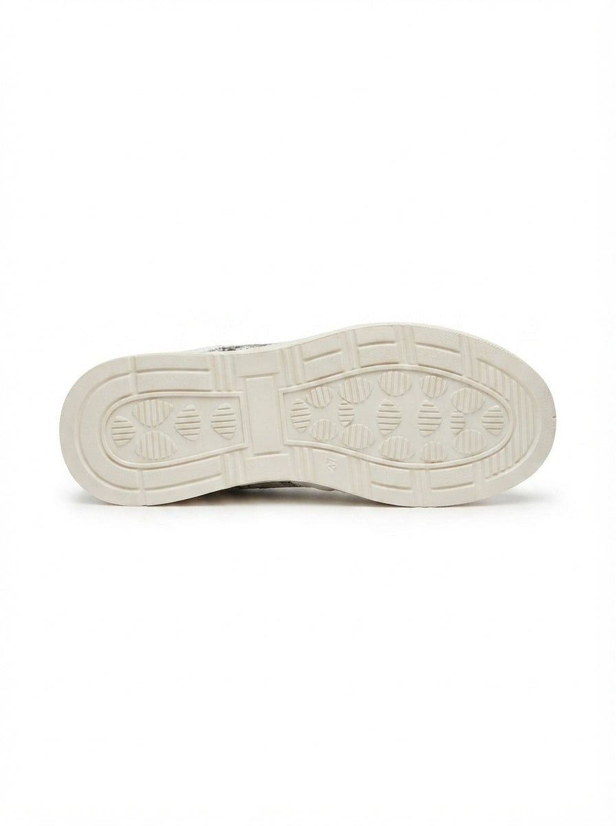 Women Snake Skel-Top Alabaster Low Top Sneakers