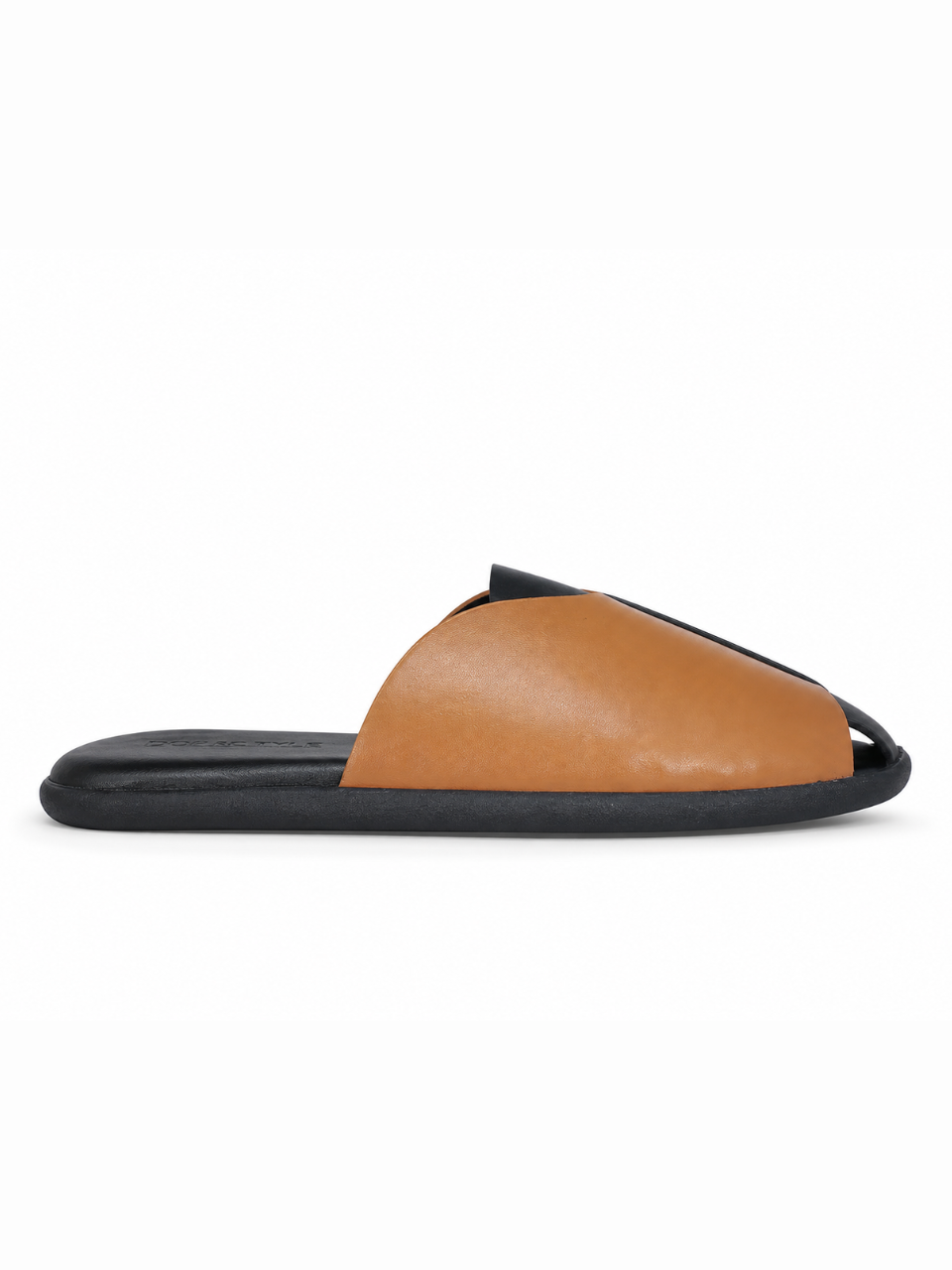 DualTone Leather Mule – BlackBole Edition