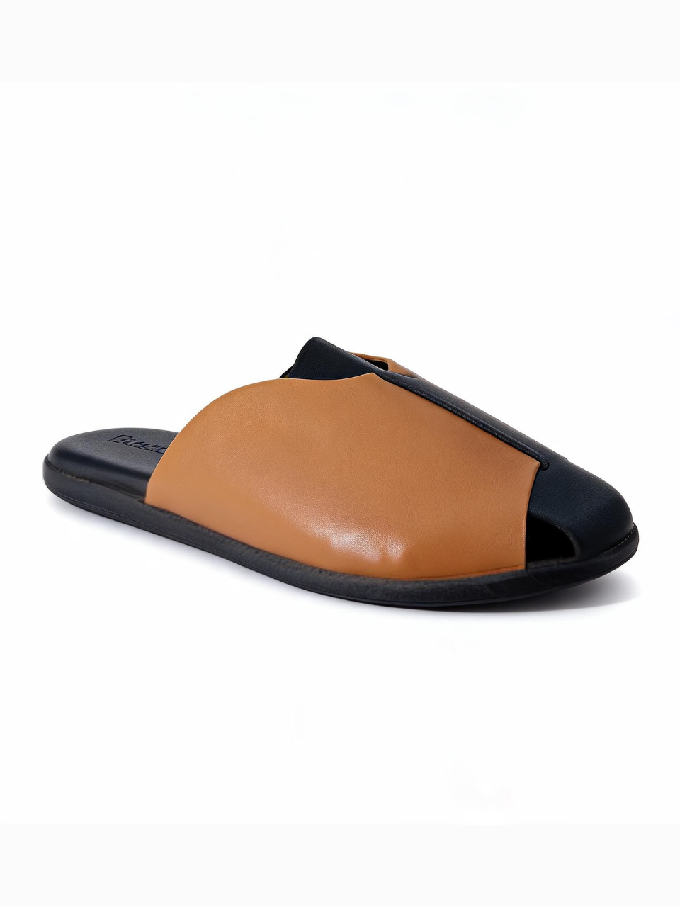 DualTone Leather Mule – BlackBole Edition