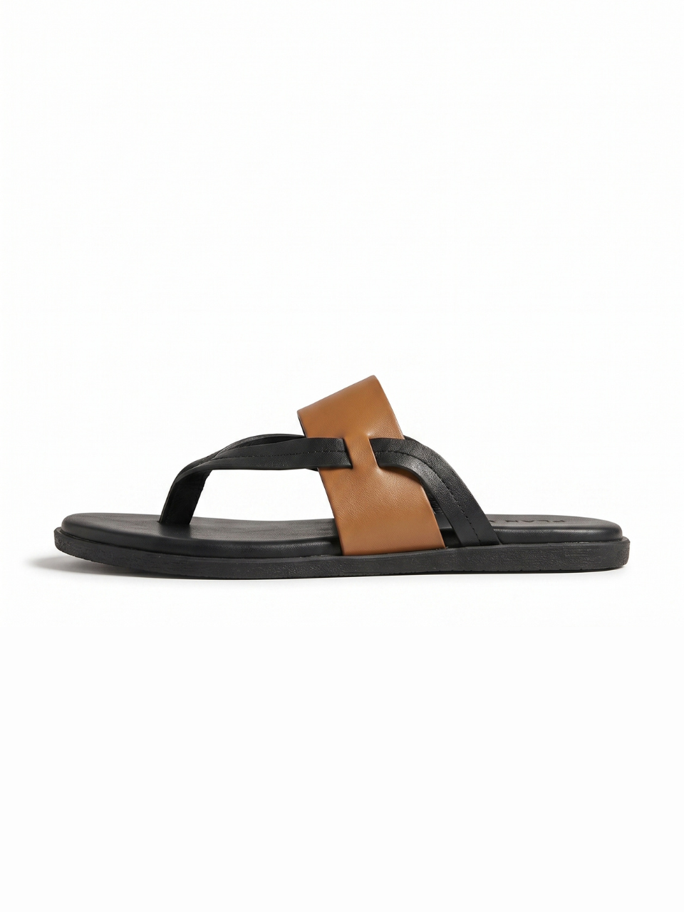Tuscan Crosby Square Leather Sandal – BlackBole Edition