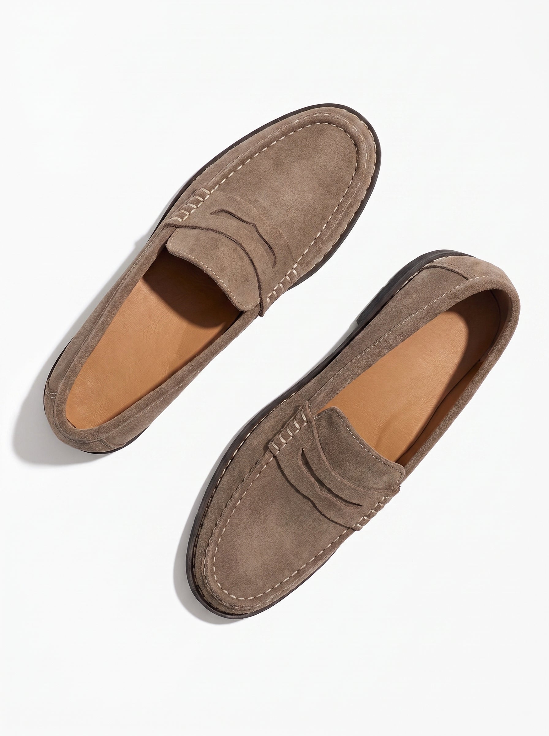 BlackBole Noemen Suede Penny Loafers