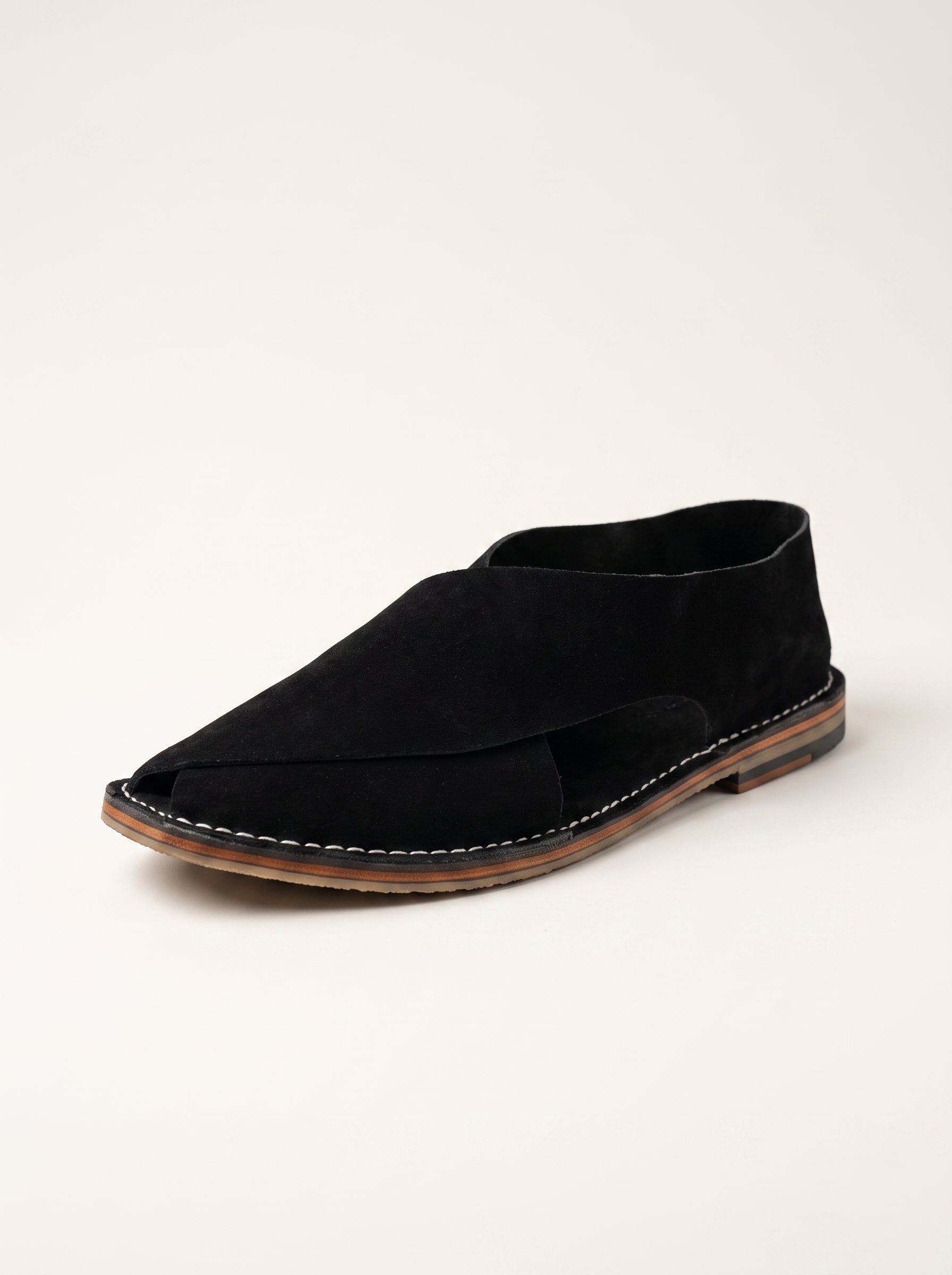 Jacques Solovière Biarritz Handcrafted Sandal - Black