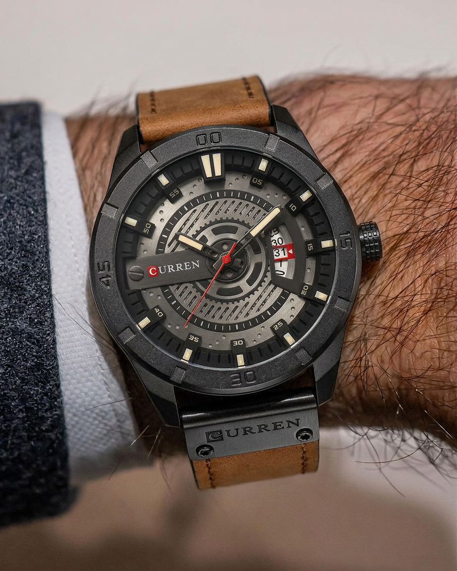 DRAEVON Iron Pulse – Skeleton Gear Watch